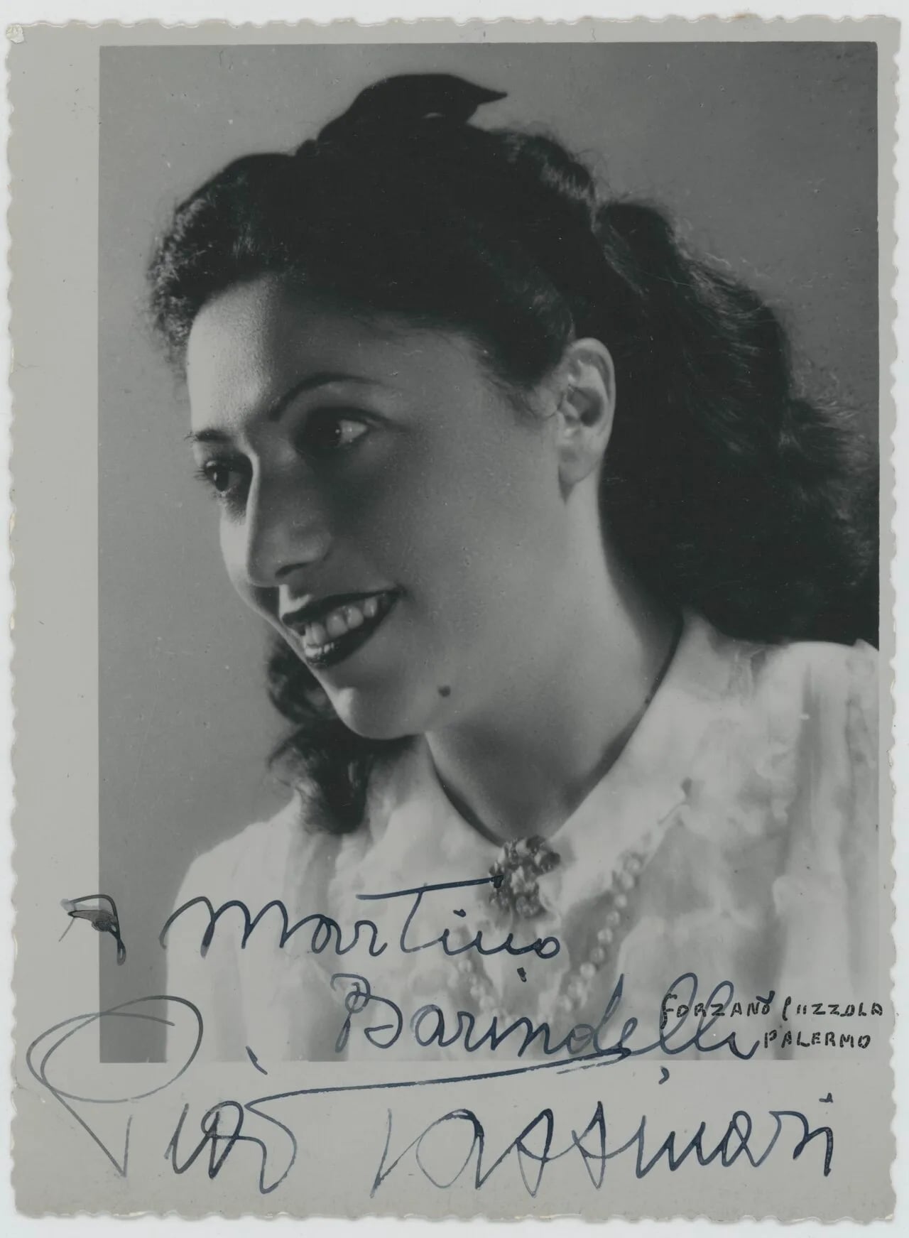 Portrait of Pia Tassinari (1903–1995) – memorial page