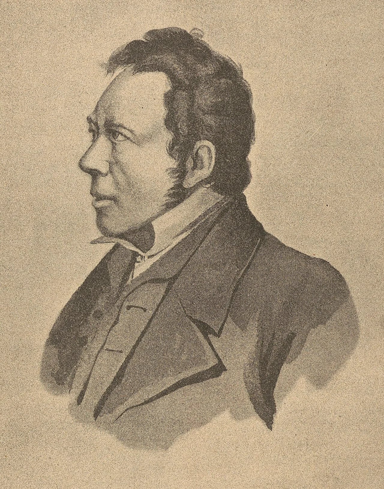 Porträt von Karol Brzostowski (1796–1854) – Gedenkseite