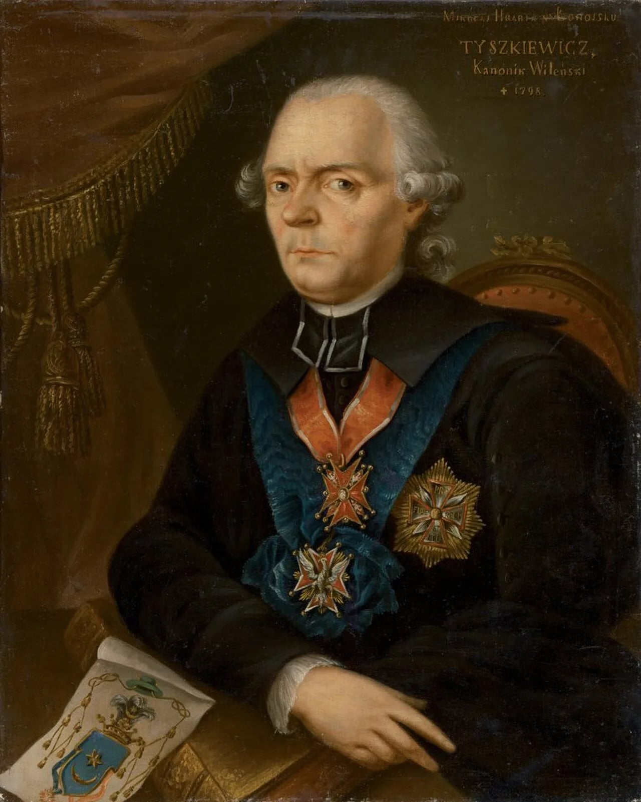 Porträt von Mikalojus Tiškevičius (1721–1796) – Gedenkseite
