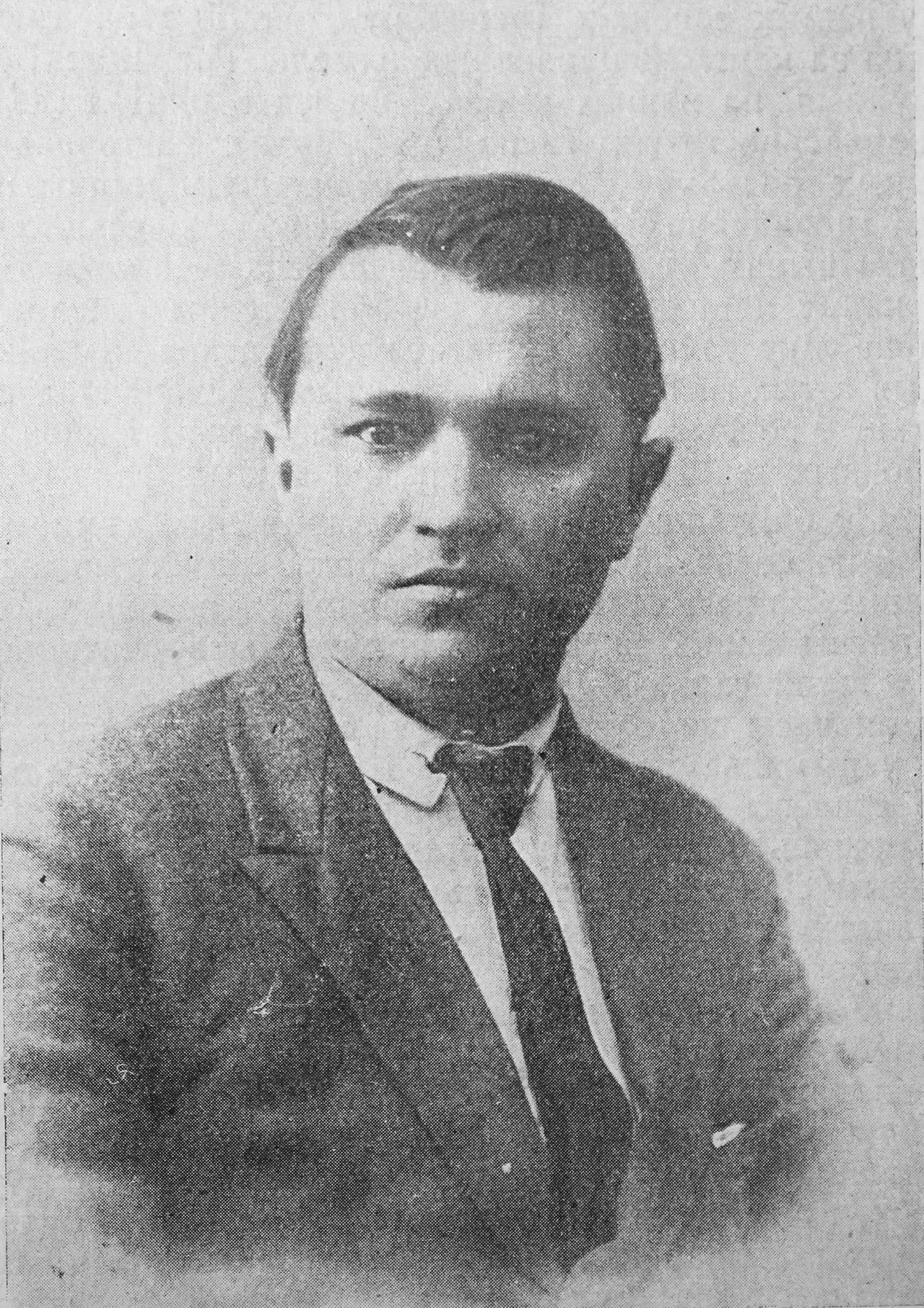 Porträt von Dzmitryj Pryščepaŭ (1896–1940) – Gedenkseite