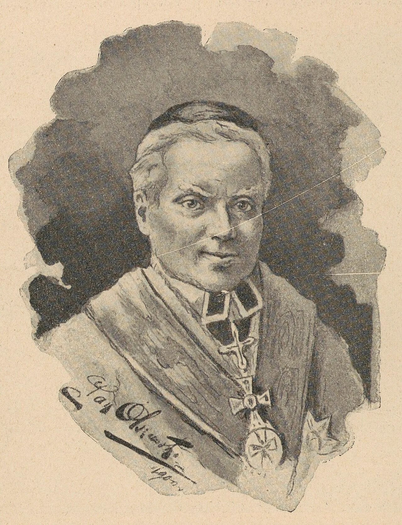 Porträt von Andrzej Wołłowicz (1750–1822) – Gedenkseite