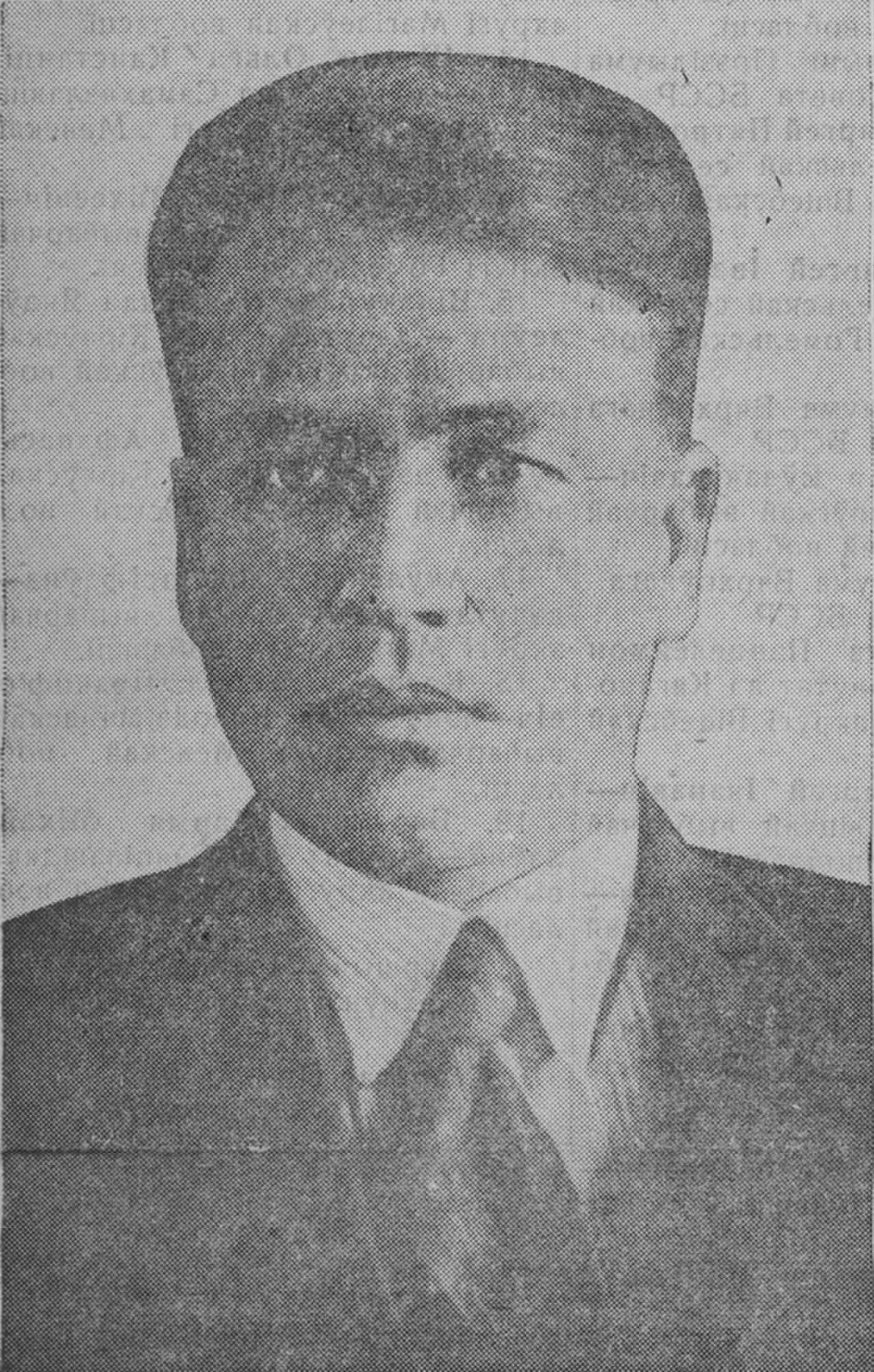 Portrait of Kusma Kissjaljou (1903–1977) – memorial page