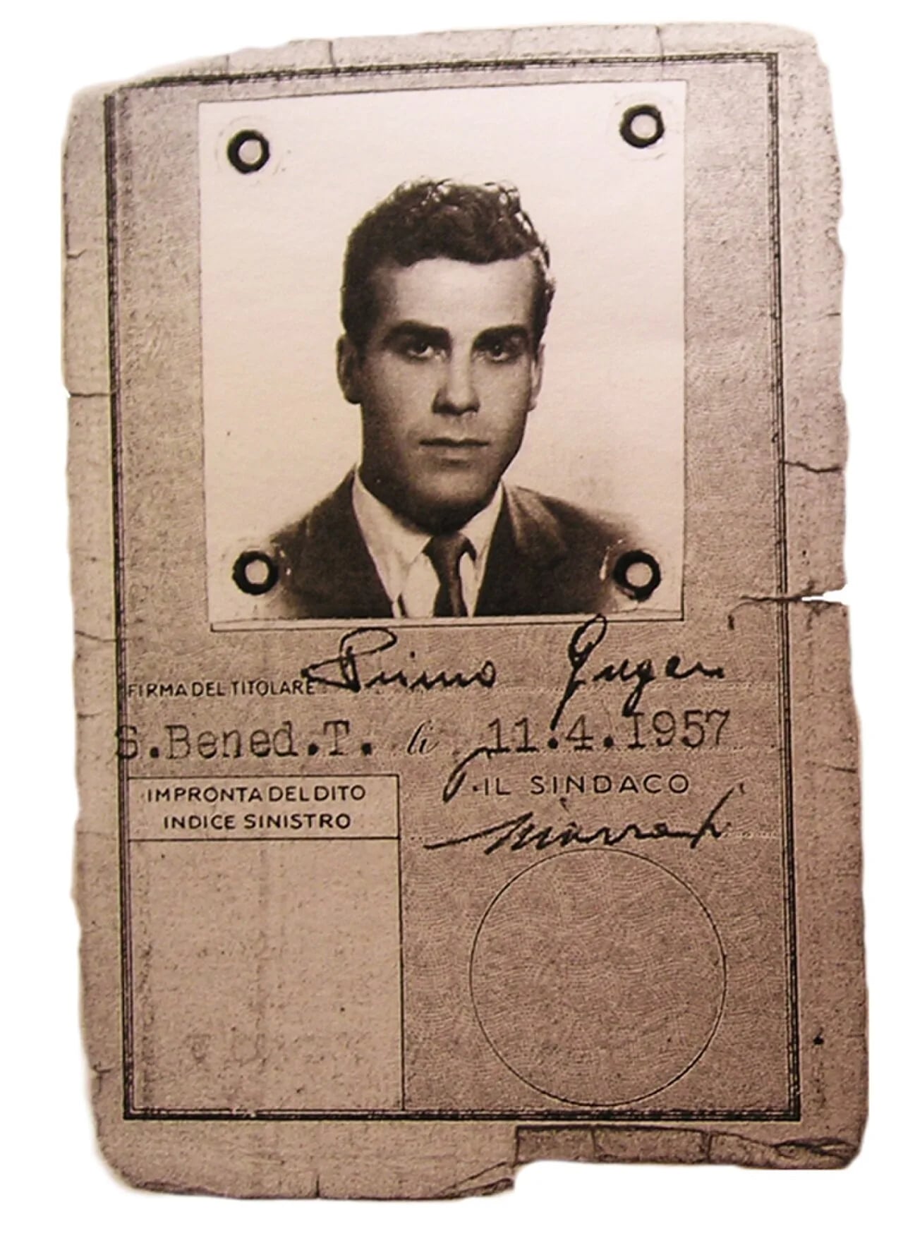 Porträt von Primo Gregori (1932–1979) – Gedenkseite