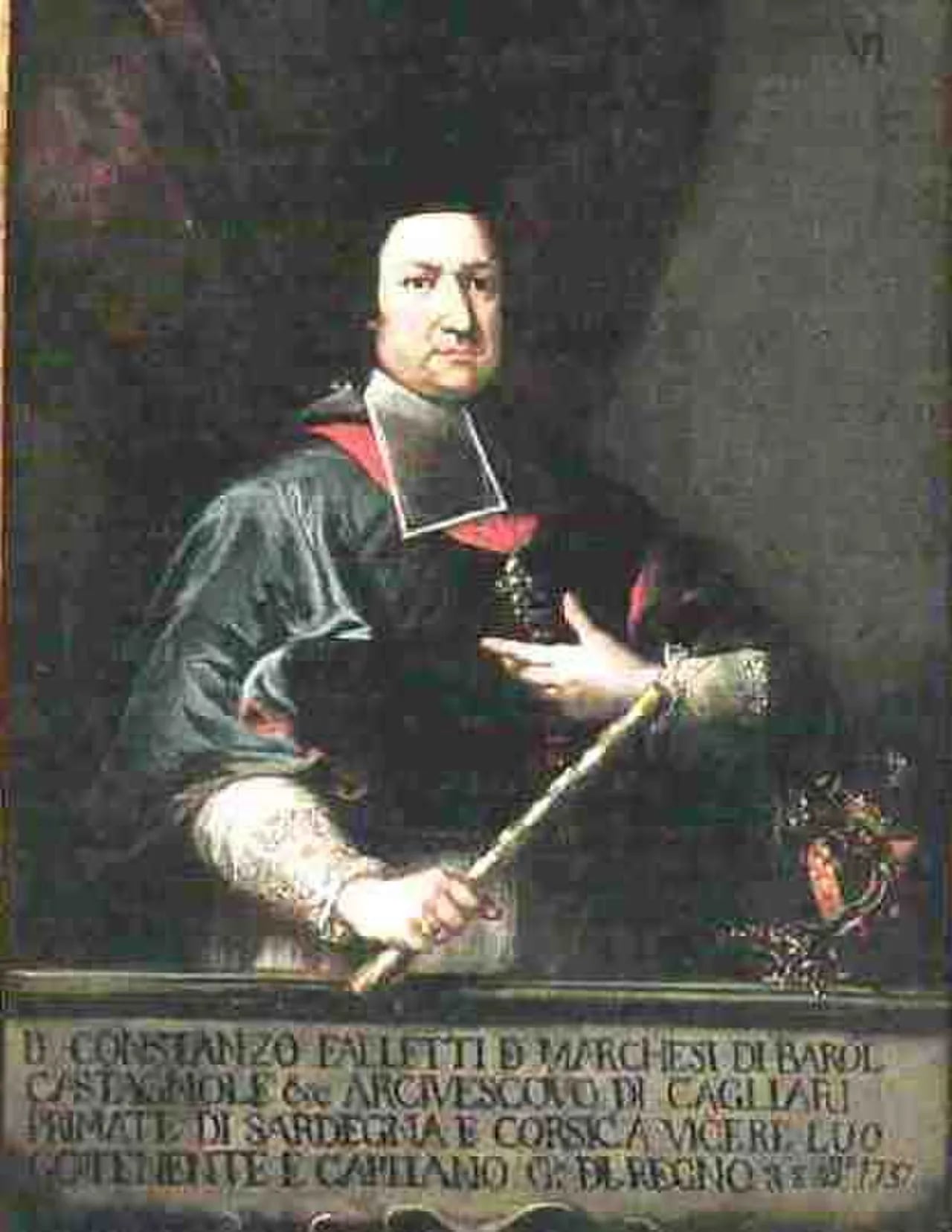 Portrait of Raulo Costanzo Falletti (1675–1748) – memorial page
