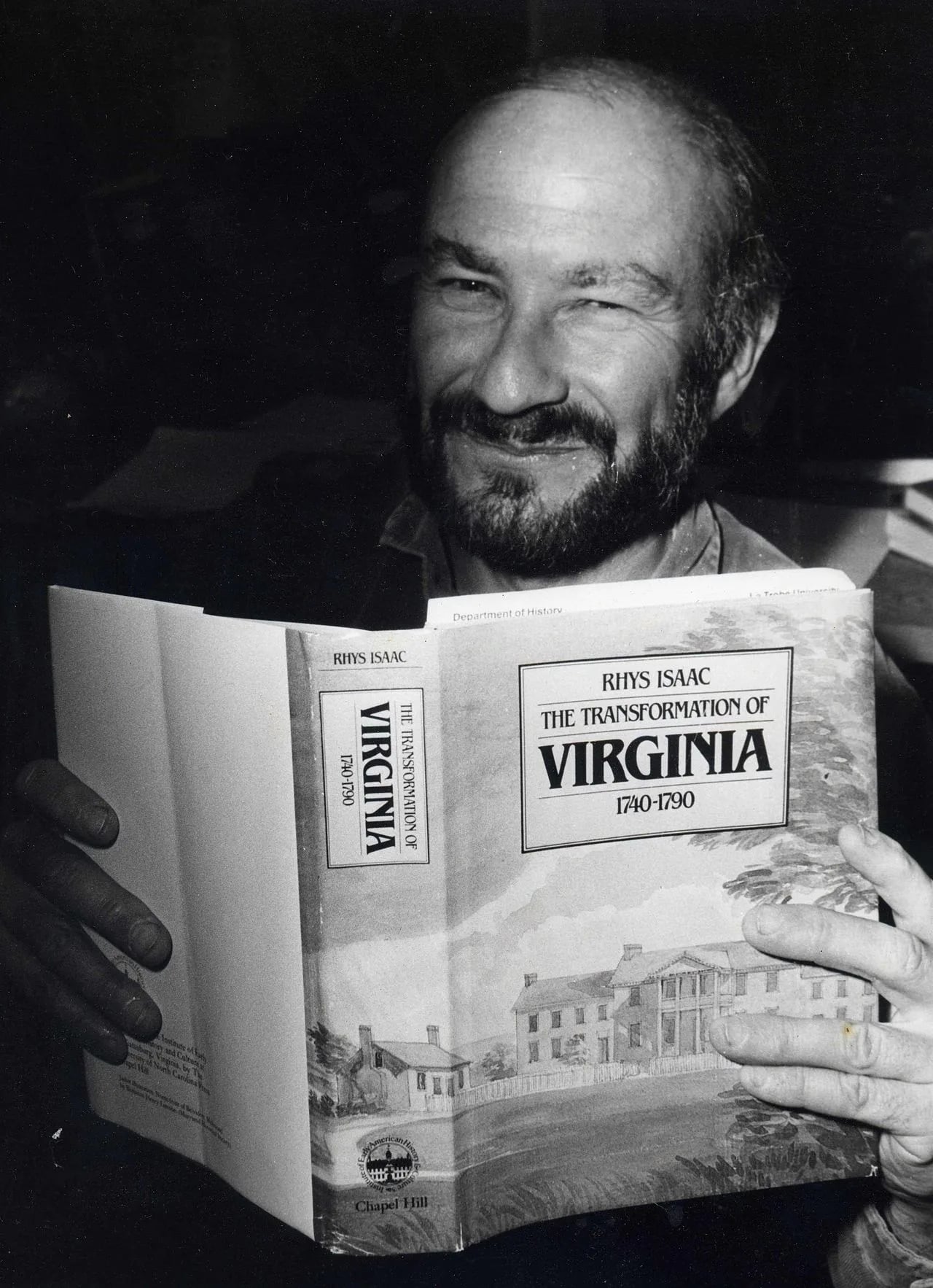 Porträt von Rhys Isaac (1937–2010) – Gedenkseite