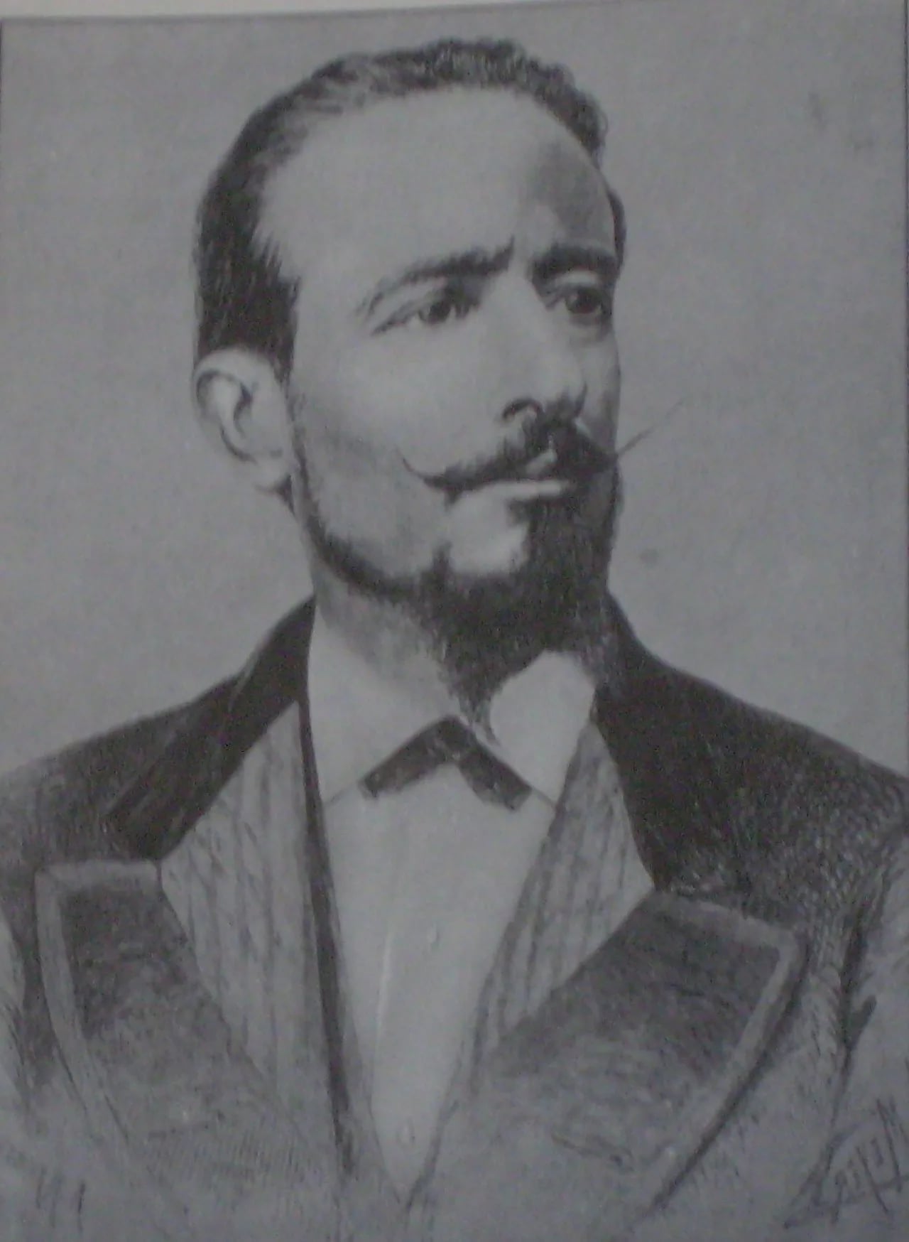 Porträt von Ricardo Gutiérrez (1836–1896) – Gedenkseite