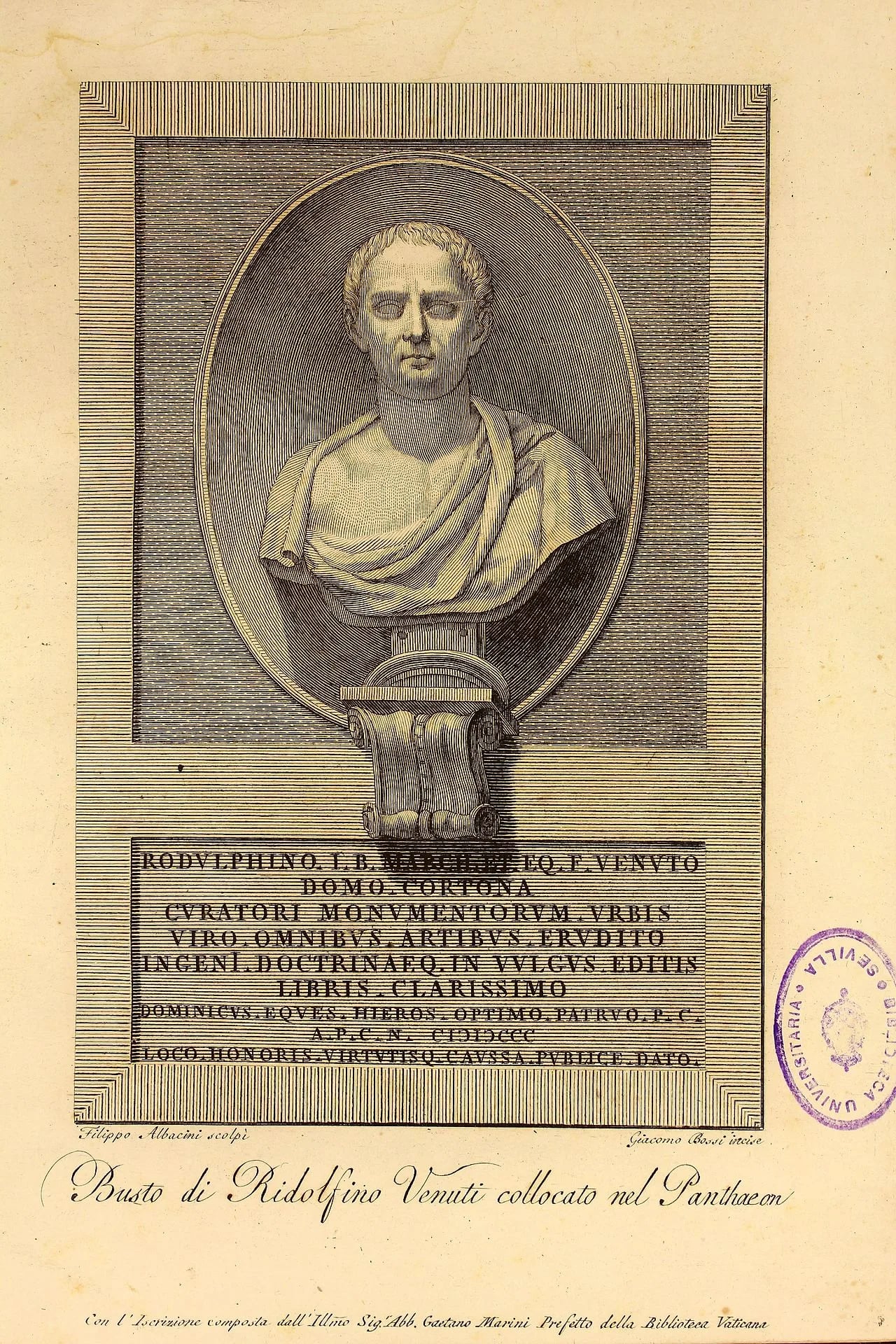 Porträt von Ridolfino Venuti (1705–1763) – Gedenkseite