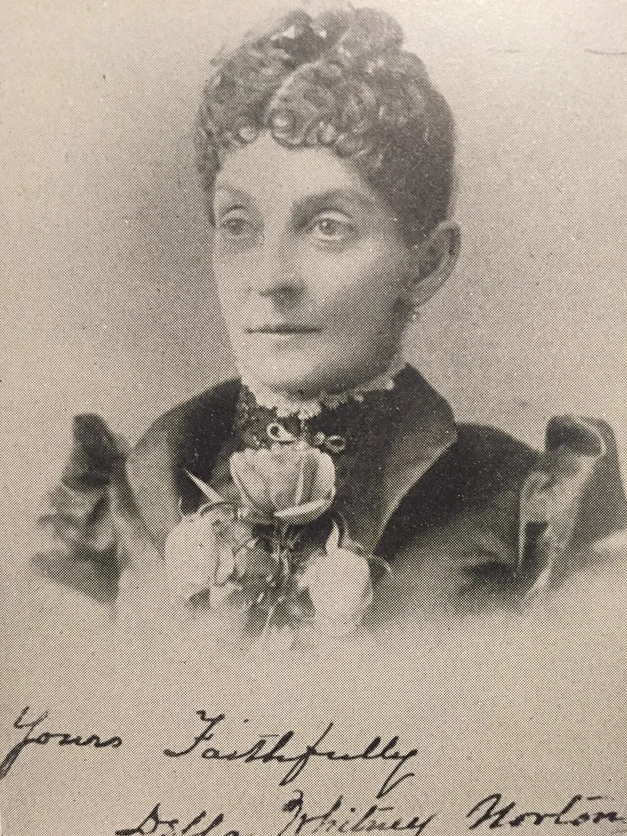 Porträt von Della Whitney Norton (1840–1937) – Gedenkseite