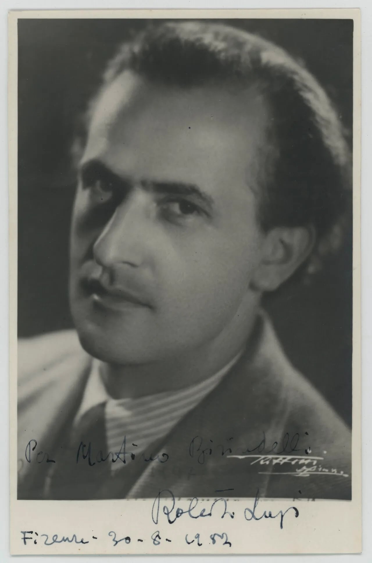 Porträt von Roberto Lupi (1908–1971) – Gedenkseite