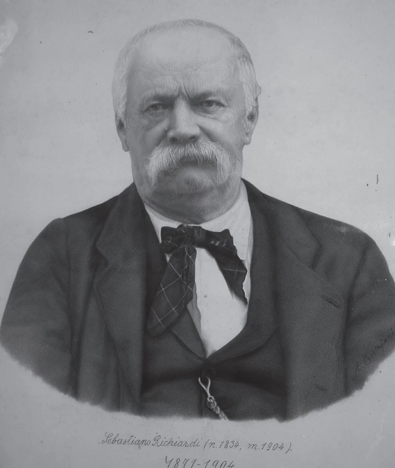 Portrait of Sebastiano Richiardi (1834–1904) – memorial page