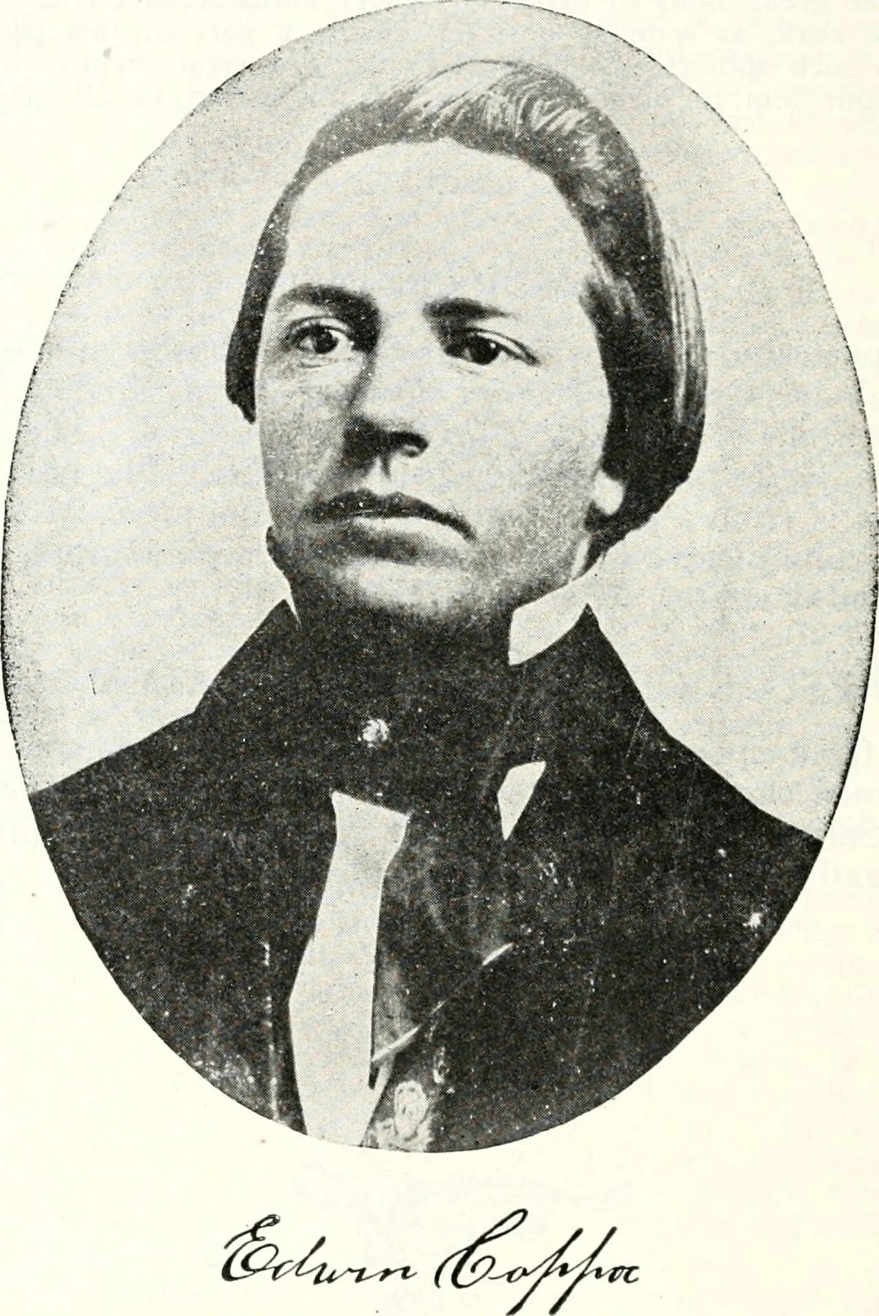 Porträt von Edwin Coppoc (1835–1859) – Gedenkseite