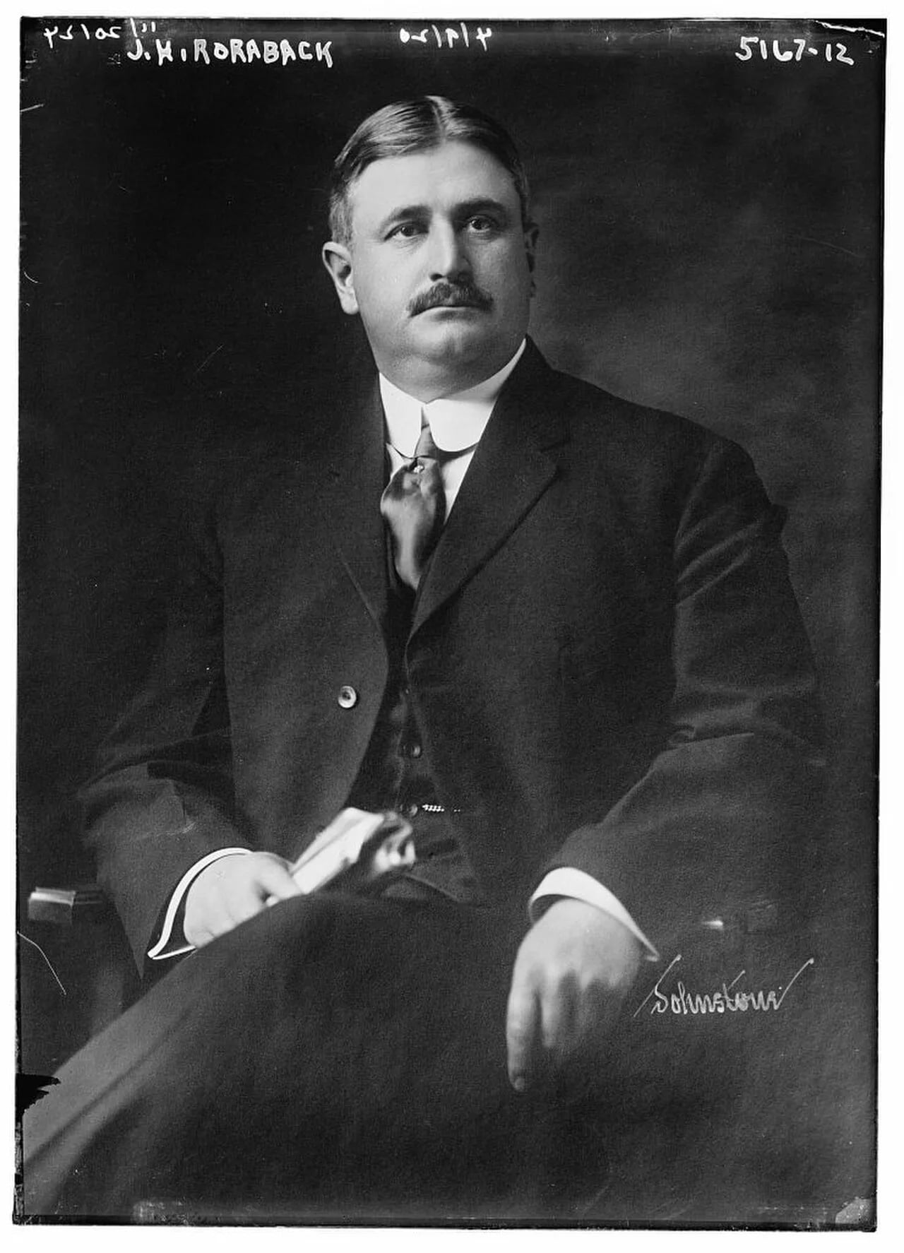 Porträt von John Henry Roraback (1870–1937) – Gedenkseite