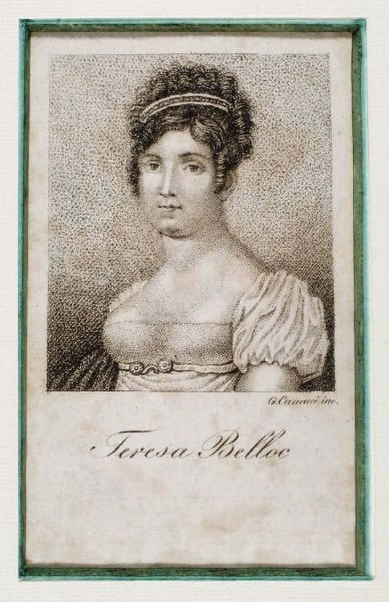 Portrait of Teresa Belloc-Giorgi (1784–1855) – memorial page