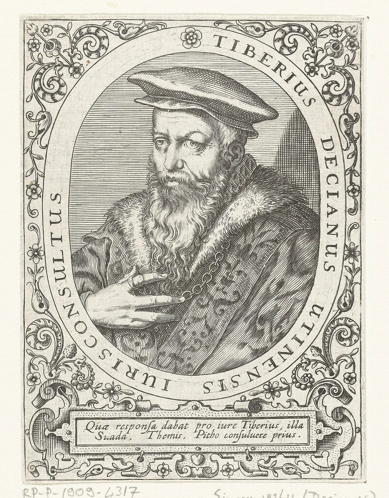 Portrait of Tiberio Deciani (1509–1582) – memorial page