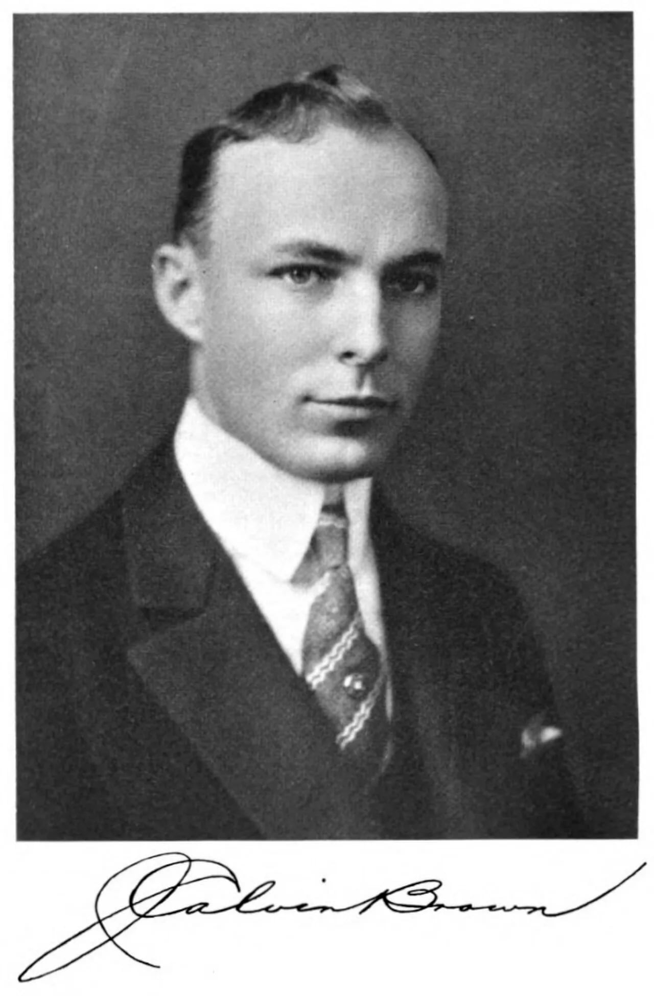 Porträt von J. Calvin Brown (1893–1973) – Gedenkseite