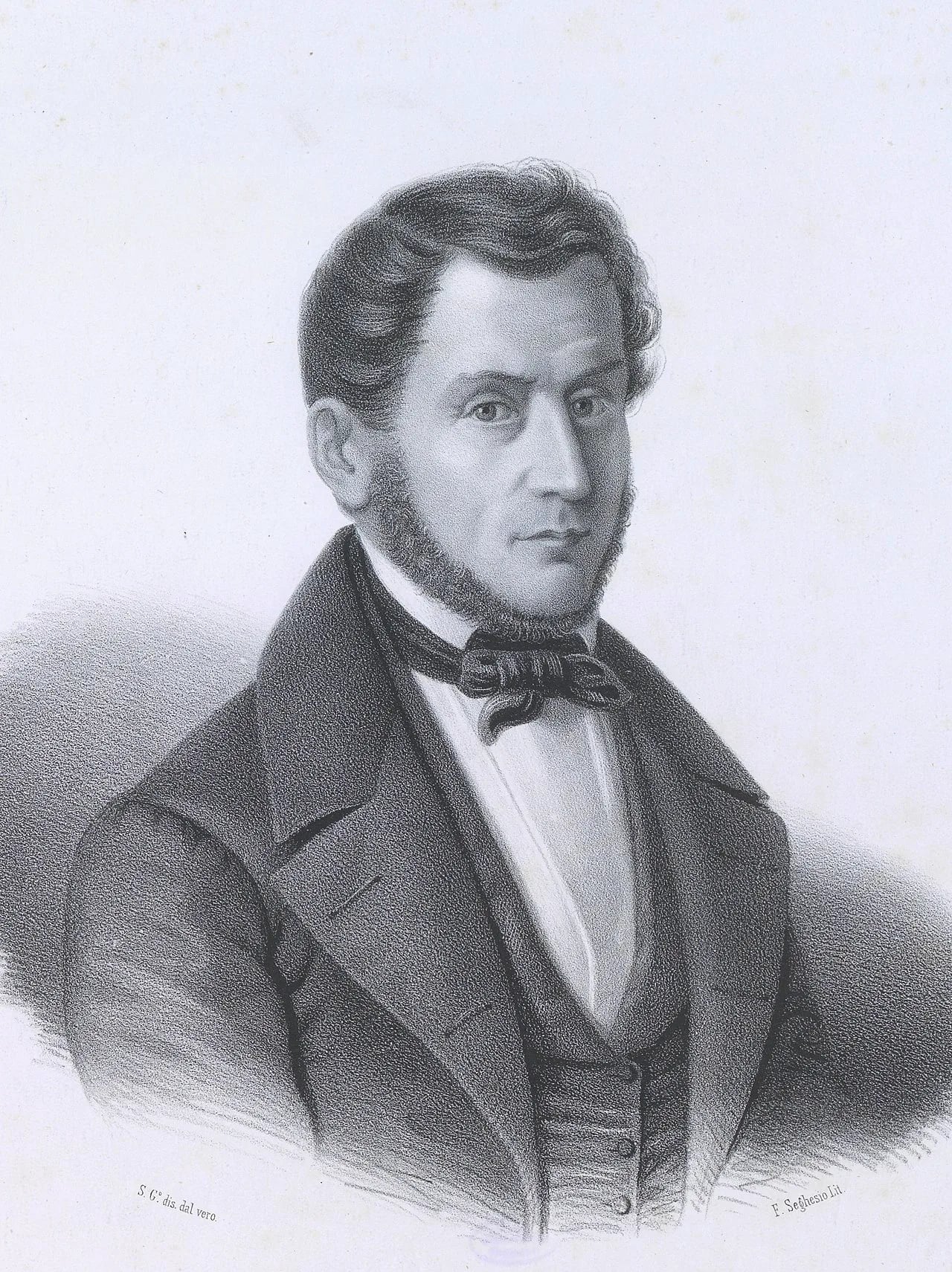 Portrait of Vincenzo Troya (1806–1883) – memorial page