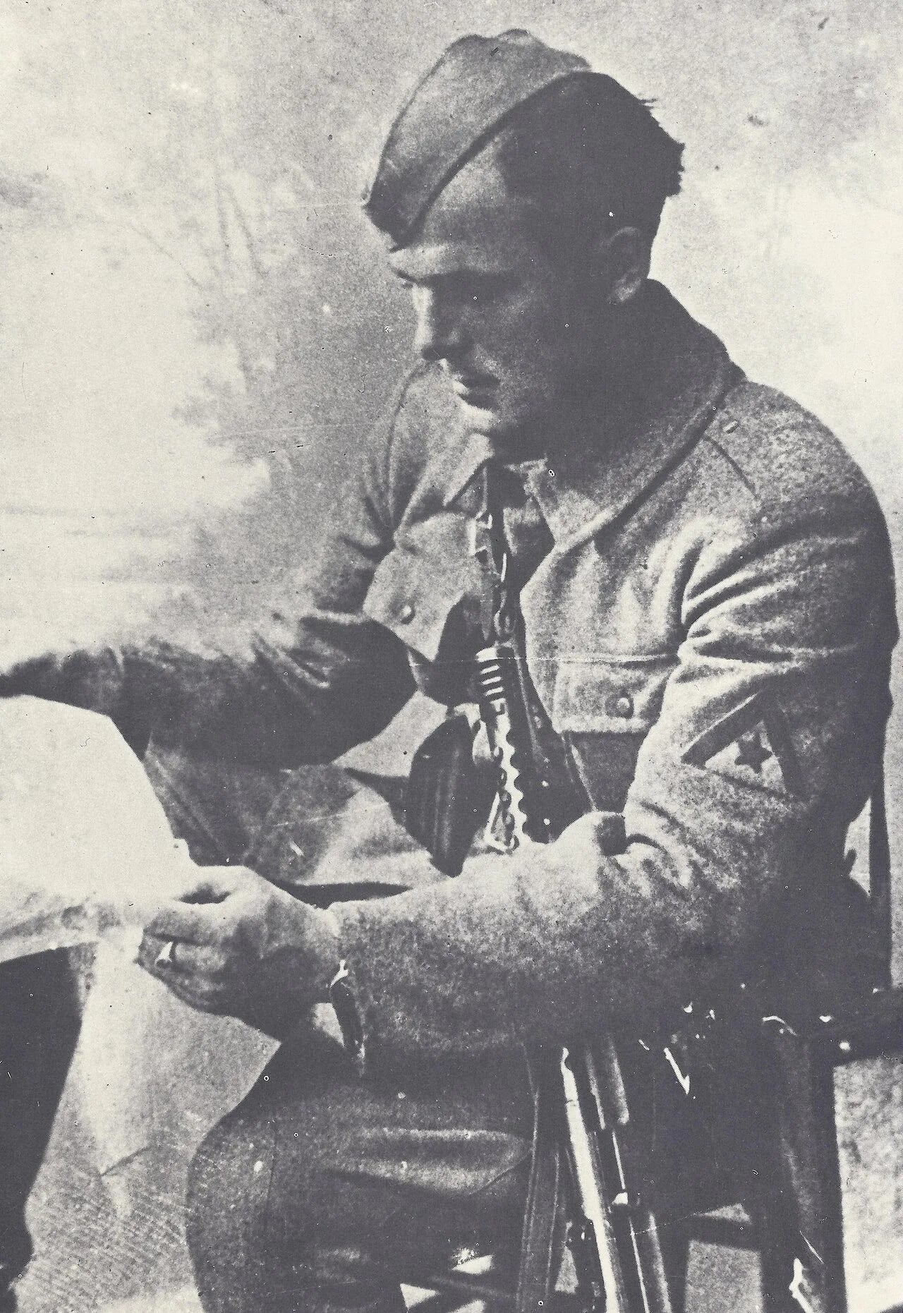 Porträt von Ilija Badovinac (1917–1944) – Gedenkseite
