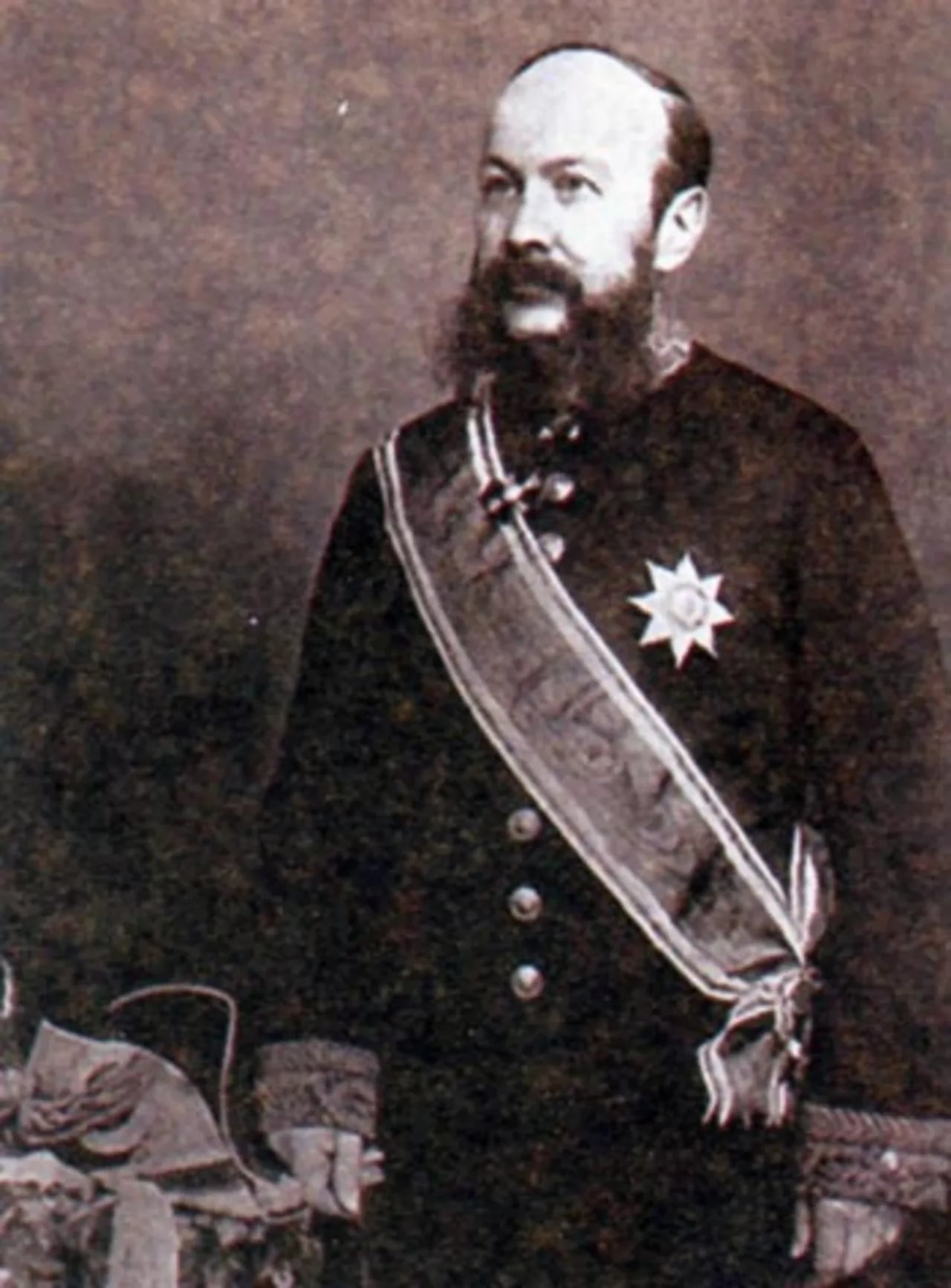 Porträt von Nikolai Sawwitsch Abasa (1837–1901) – Gedenkseite