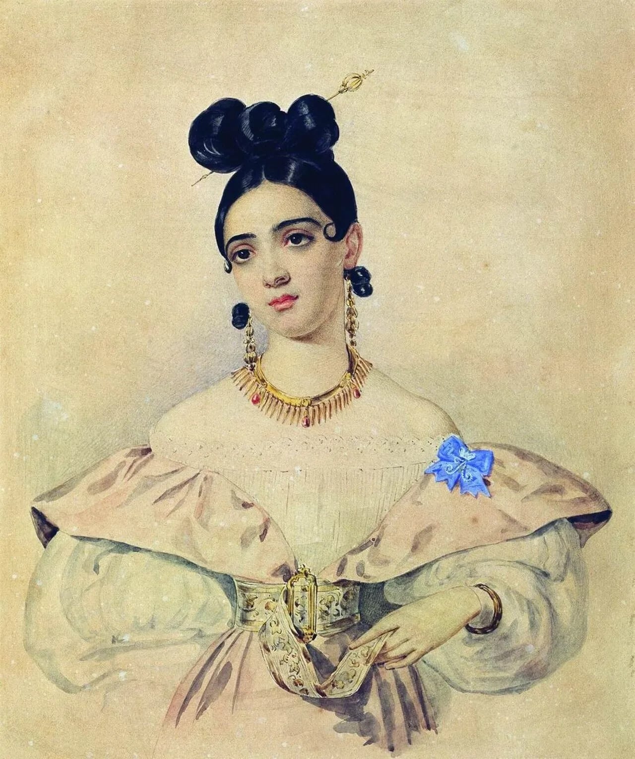 Portrait of Anna Dawydowna Abamelek-Baratynskaja (1814–1889) – memorial page
