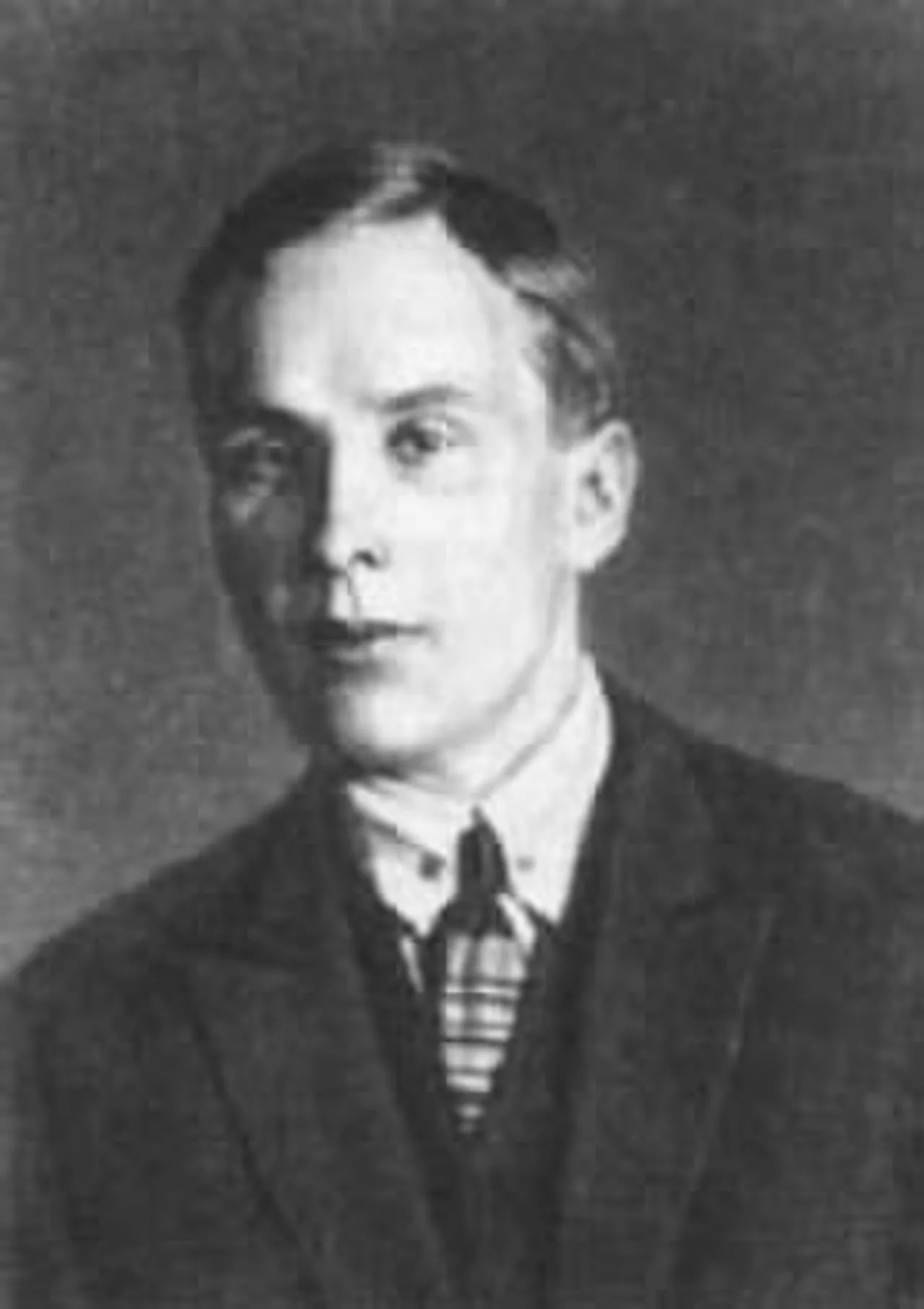 Porträt von Iwan Alexandrowitsch Aksjonow (1884–1935) – Gedenkseite
