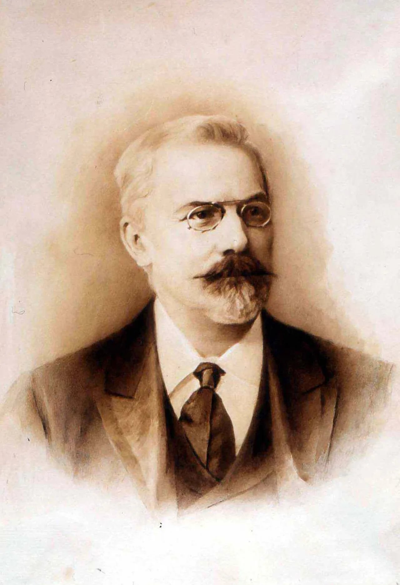 Porträt von Wladimir Prochorowitsch Amalizki (1860–1917) – Gedenkseite
