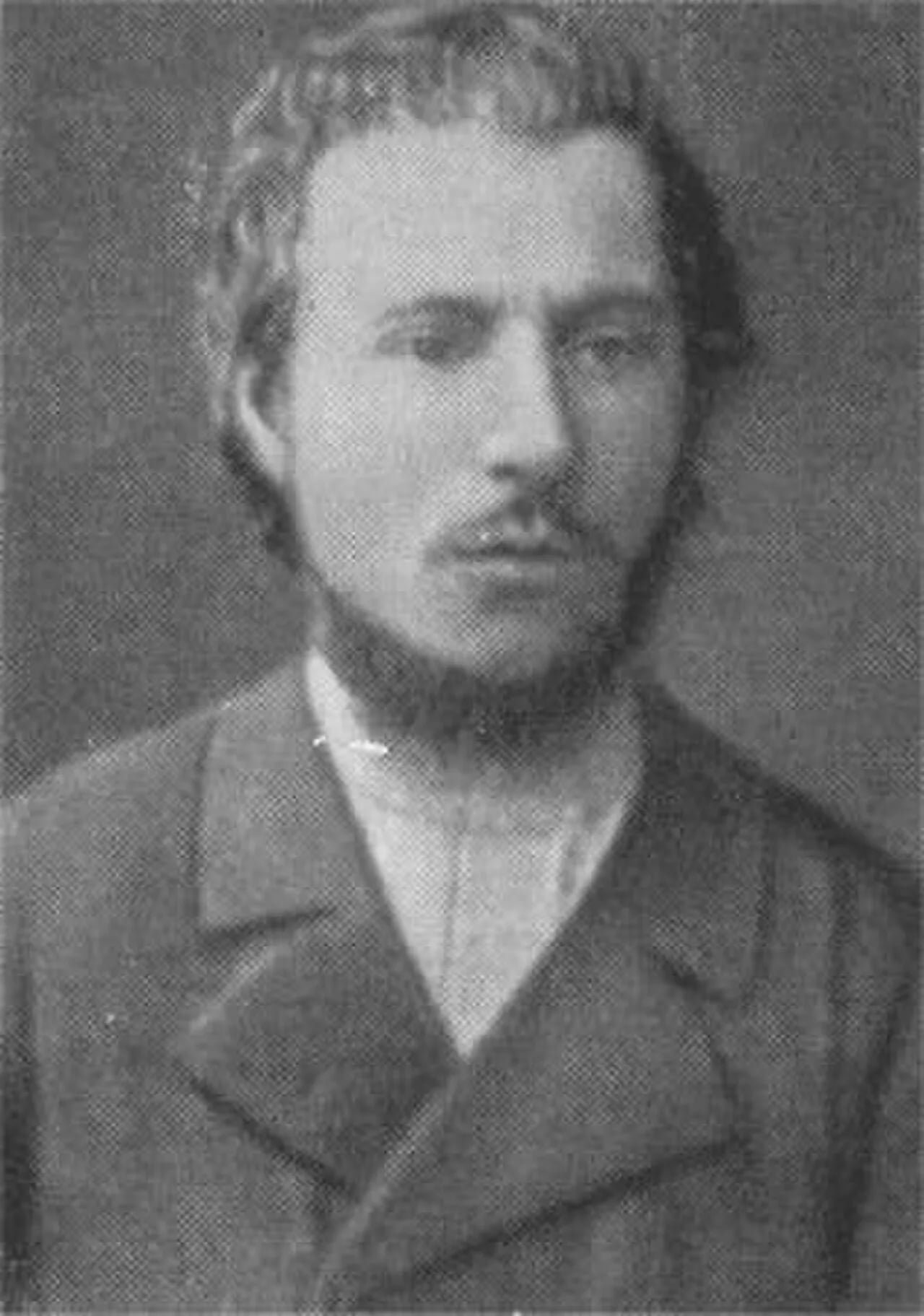 Porträt von Pakhomy Andreyushkin (1865–1887) – Gedenkseite