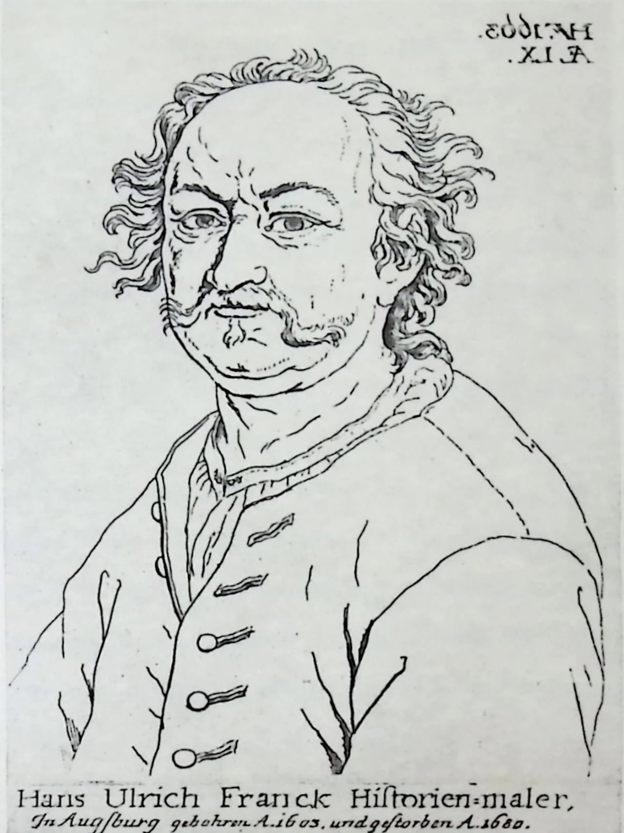 Porträt von Hans Ulrich Franck (1590–1675) – Gedenkseite