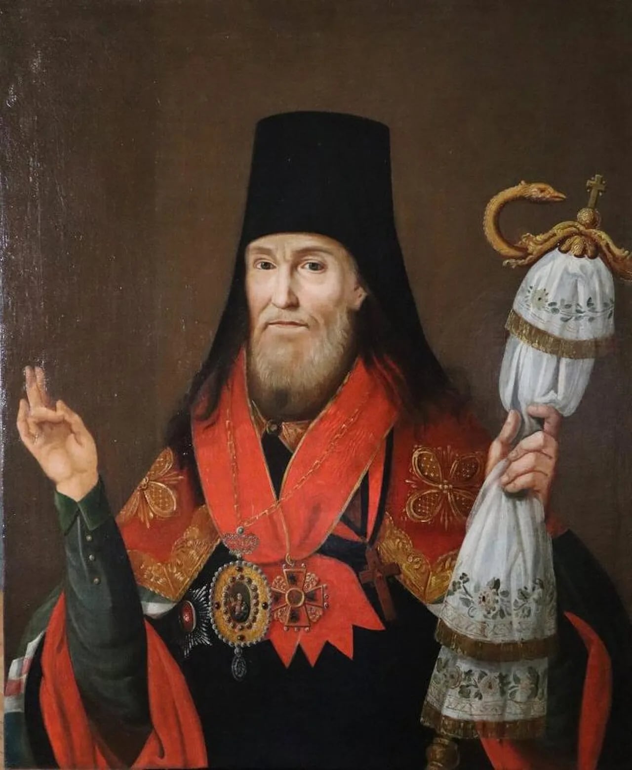 Porträt von Afanasiy Korchanov (1746–1825) – Gedenkseite
