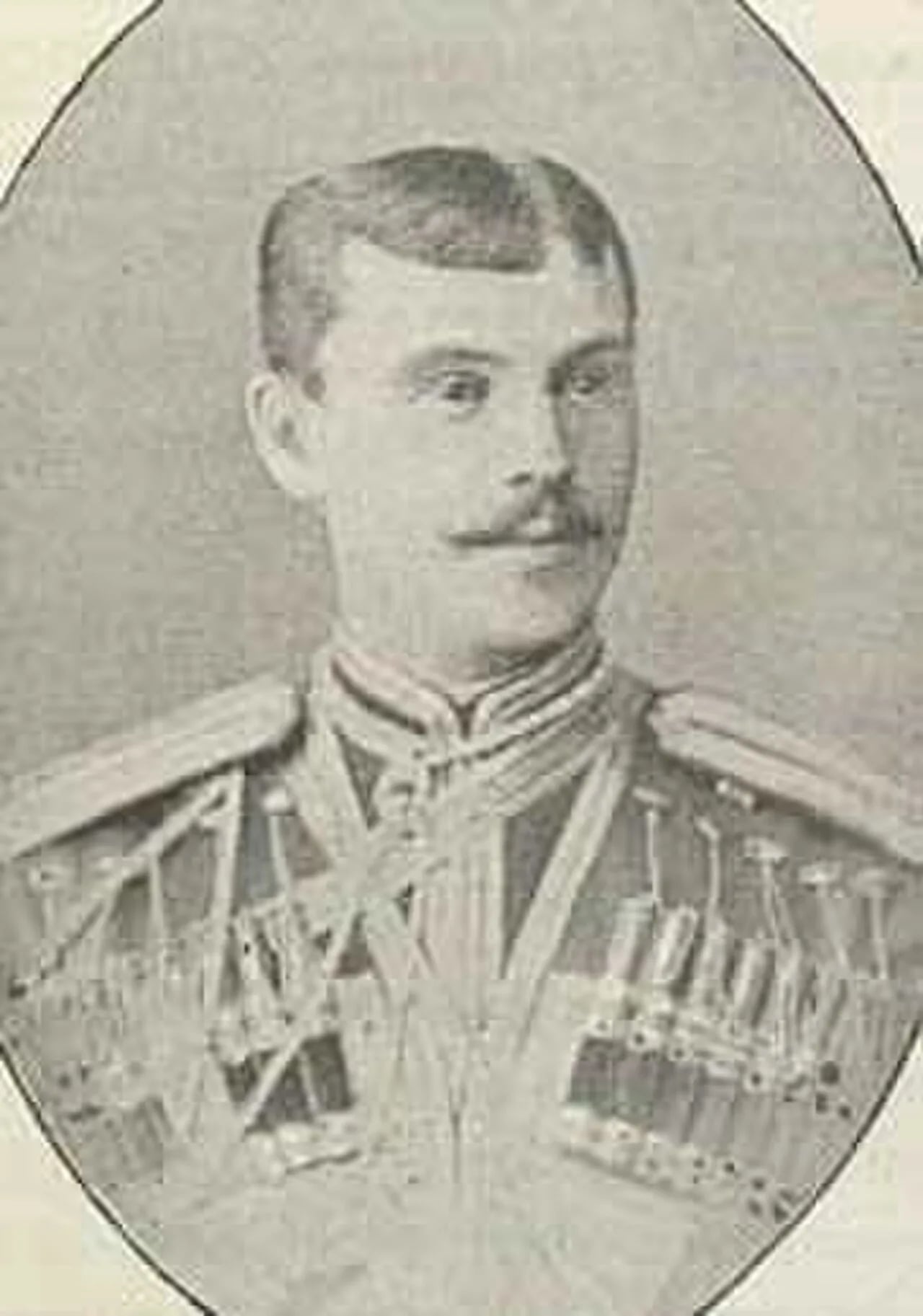 Porträt von Georgy Pavlovich Babych (1862–1943) – Gedenkseite
