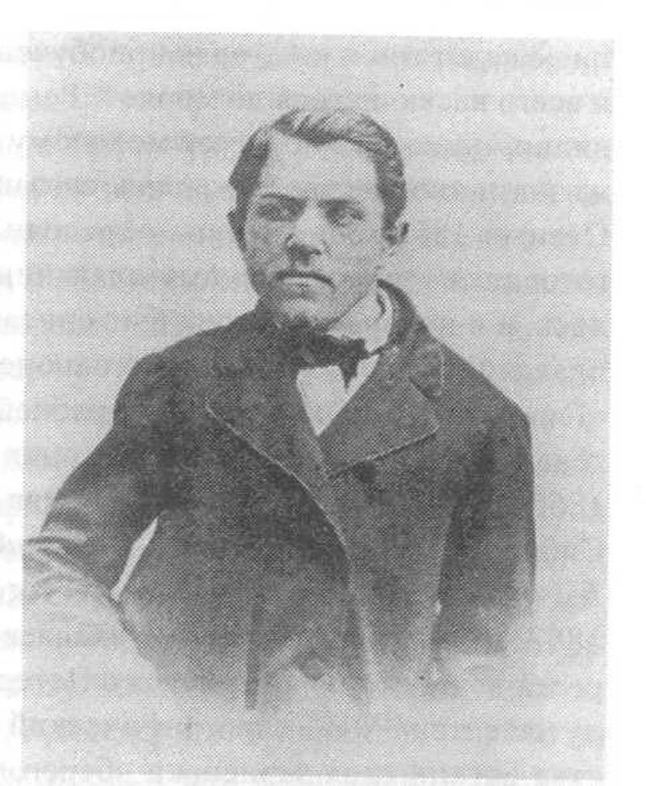 Porträt von Friedrich Heinrich Bagantz (1834–1873) – Gedenkseite