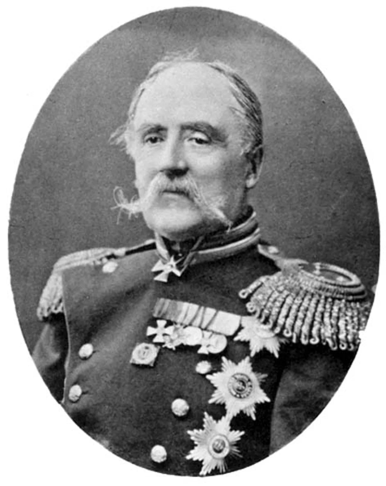 Porträt von Karl Theodor von Baggehufwudt (1810–1895) – Gedenkseite