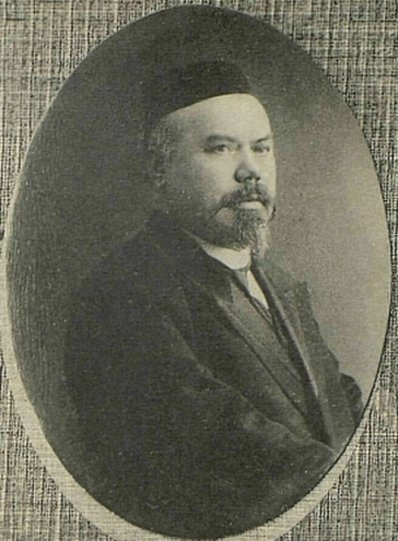Porträt von Zhihangir Bayburin (1859–1915) – Gedenkseite