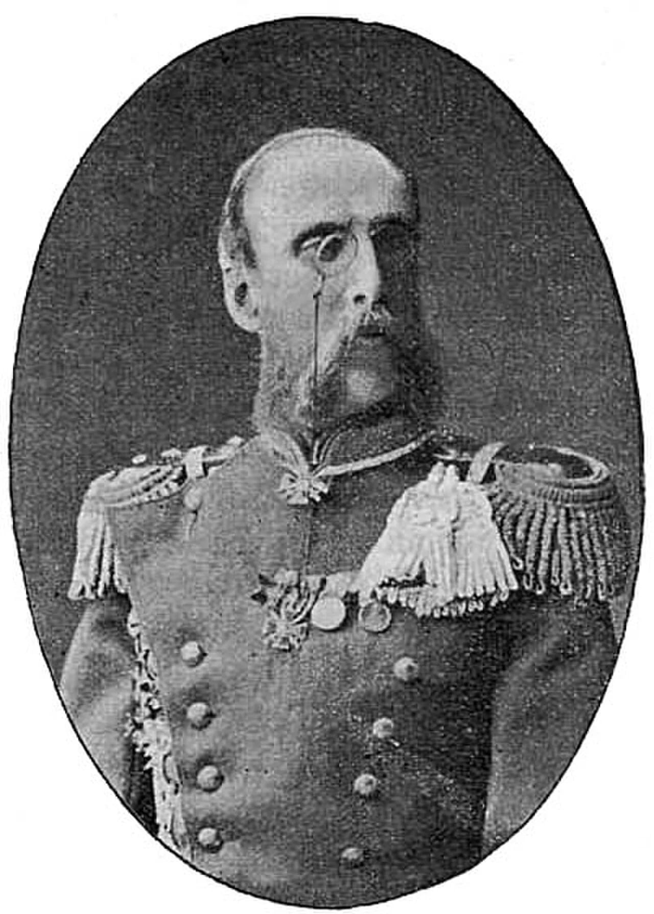 Porträt von Wassili Sacharowitsch Balk (1840–1882) – Gedenkseite