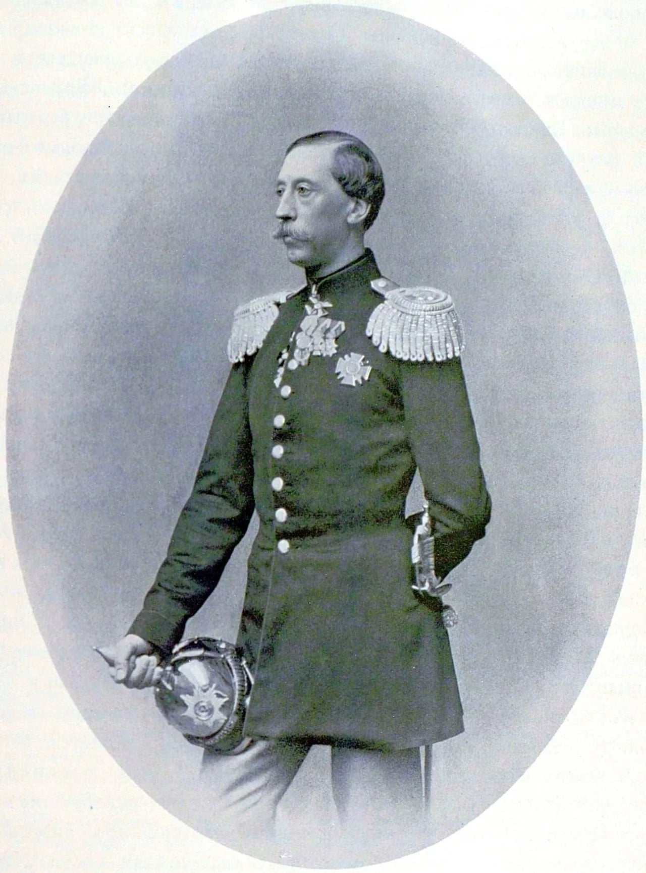 Porträt von Wladimir Iwanowitsch Barjatinski (1817–1875) – Gedenkseite