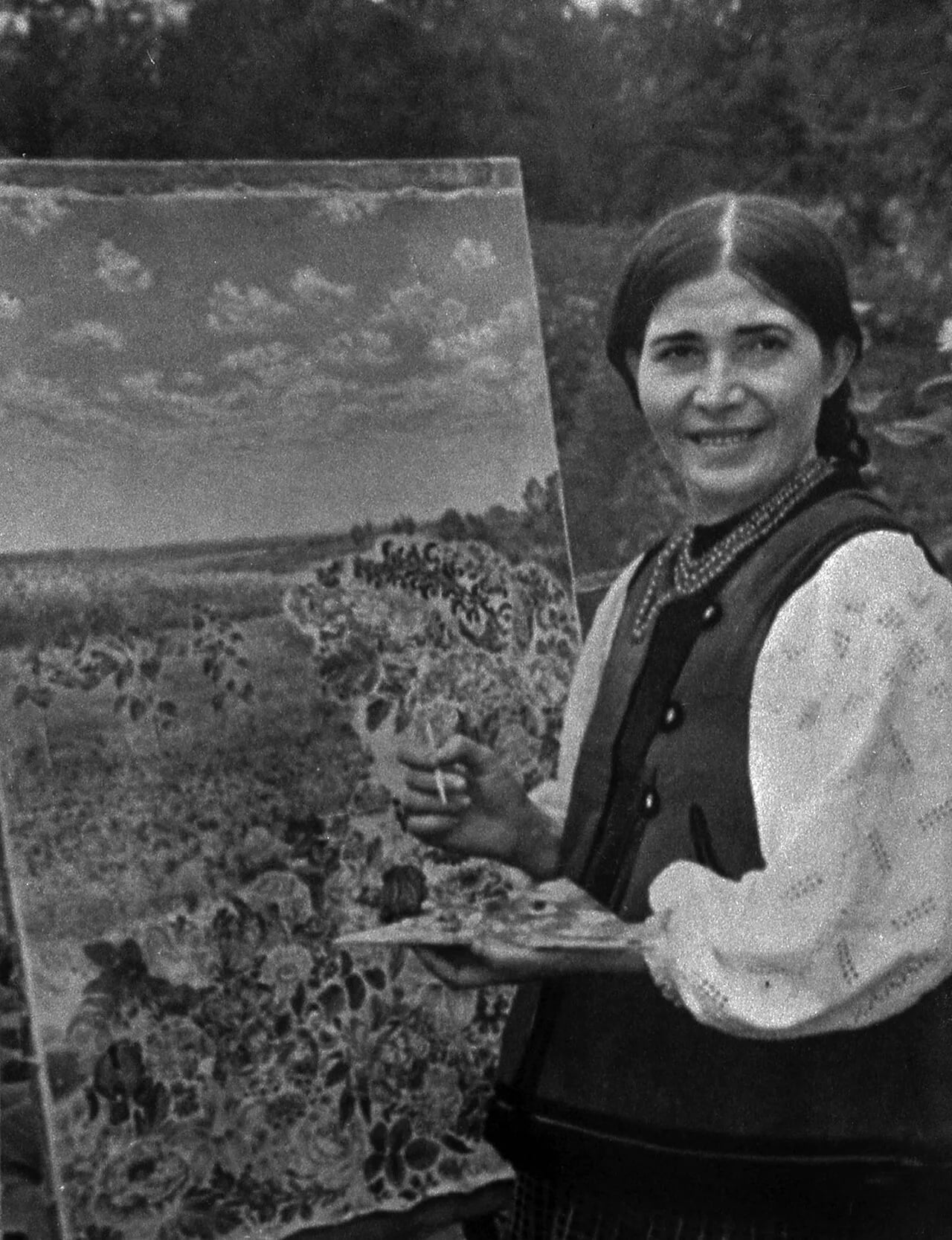 Portrait of Kateryna Bilokur (1900–1961) – memorial page