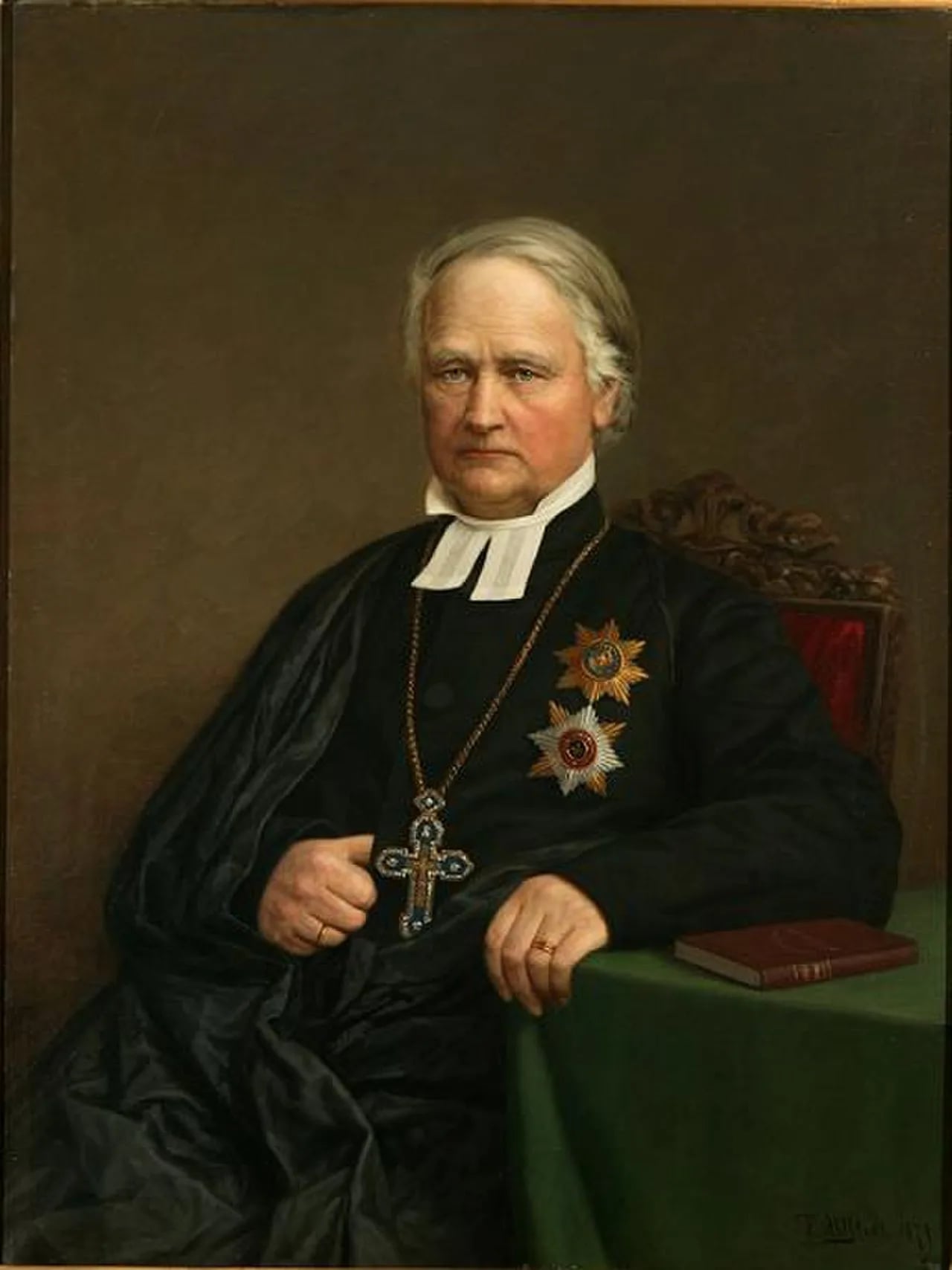 Portrait of Edvard Bergenheim (1798–1884) – memorial page