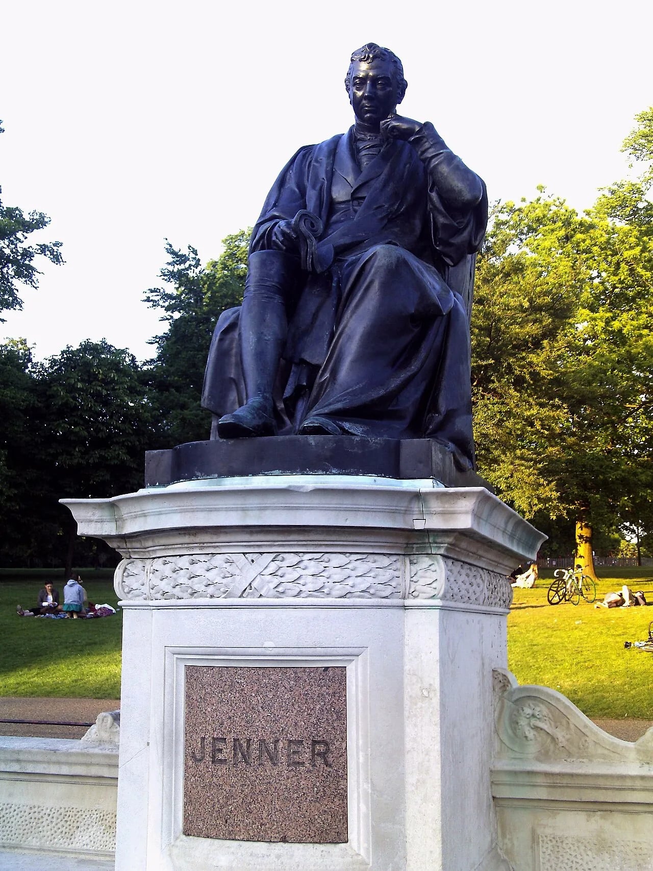 Portrait of Edward Jenner (1749–1823) – memorial page