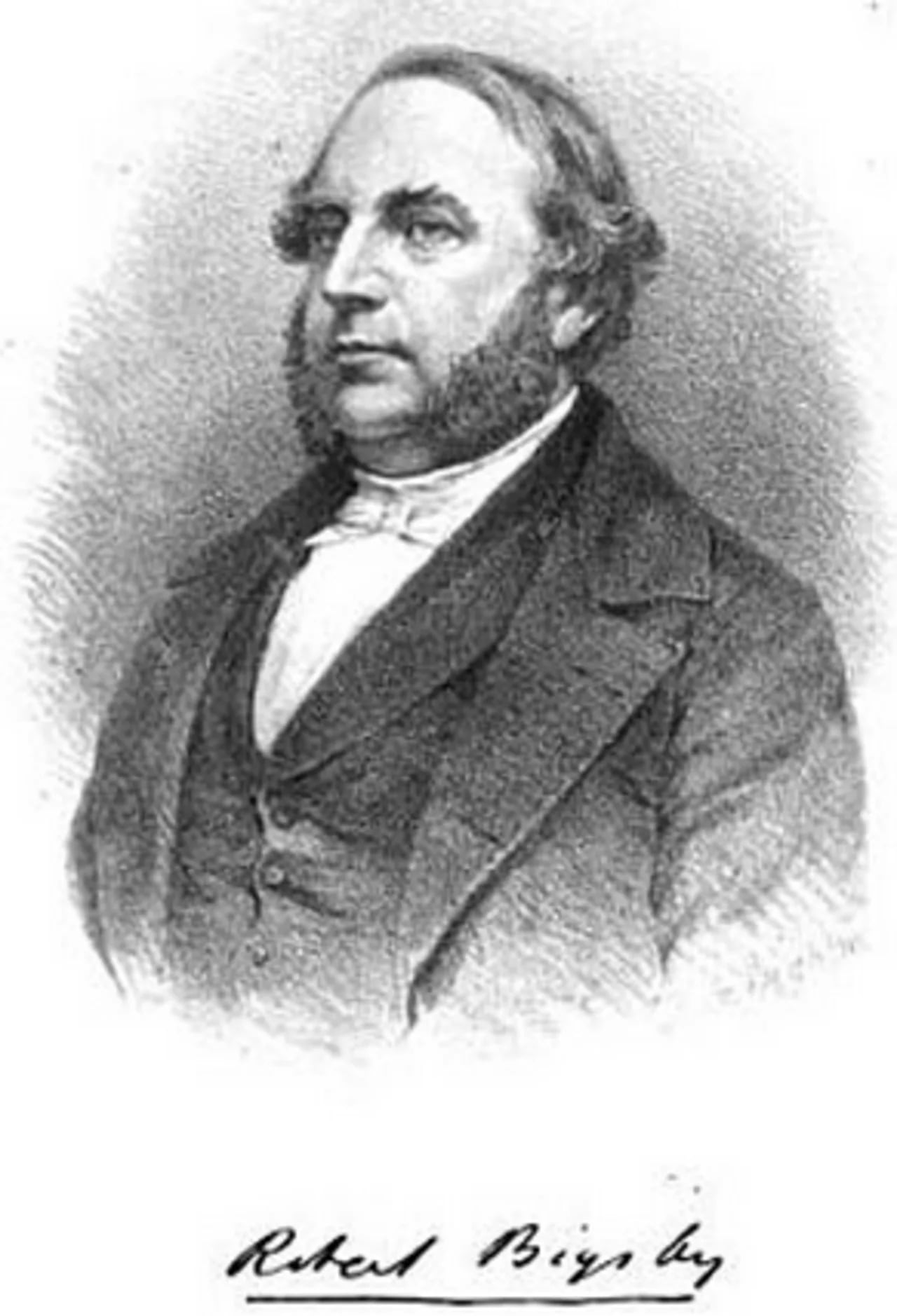 Porträt von Robert Bigsby (1806–1873) – Gedenkseite