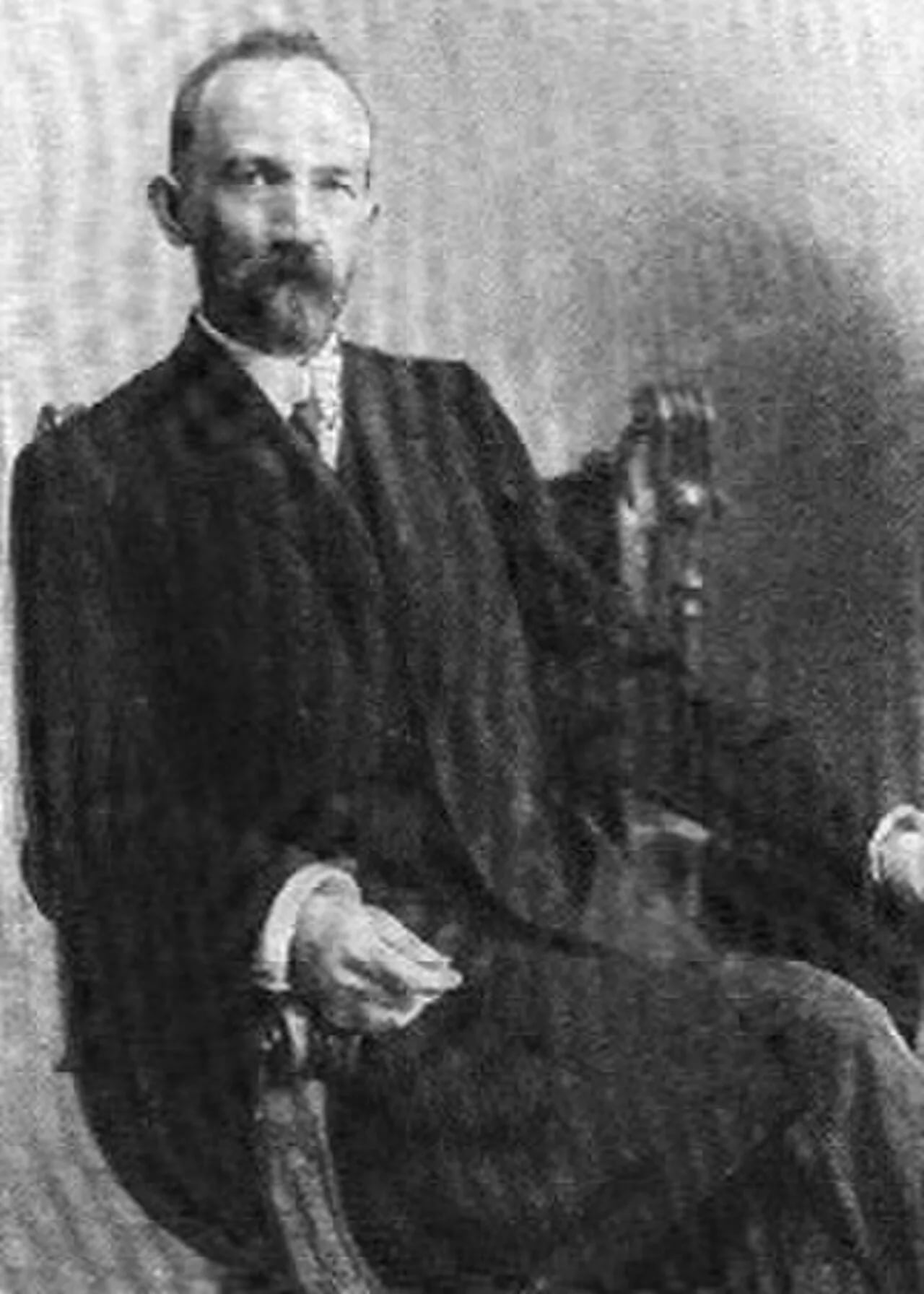Porträt von Leonid Wassiljewitsch Blumenau (1862–1931) – Gedenkseite