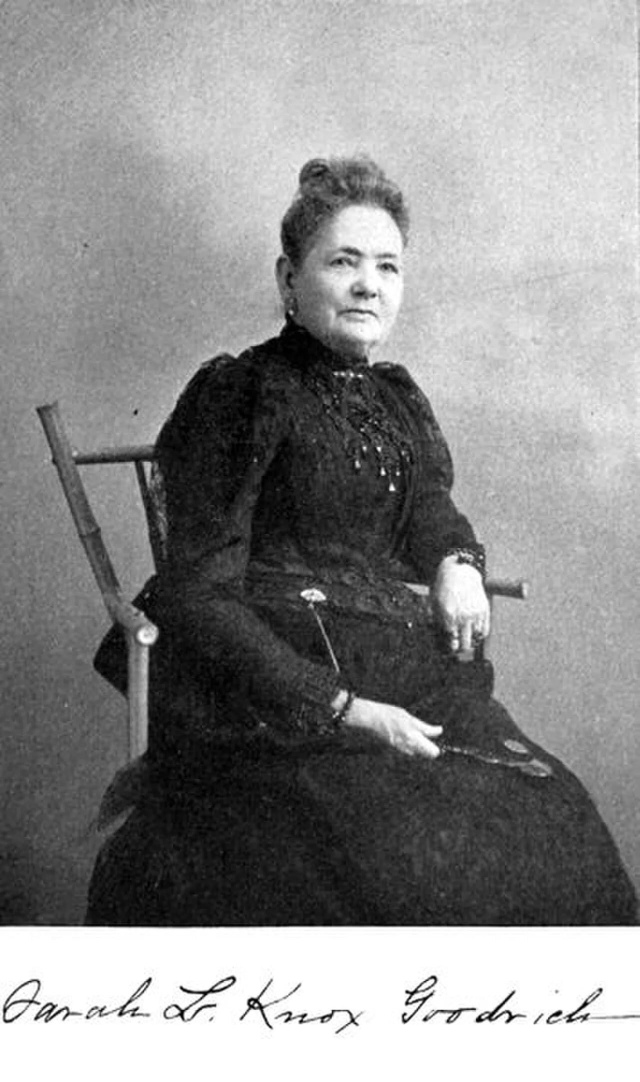 Porträt von Sarah Knox-Goodrich (1825–1903) – Gedenkseite