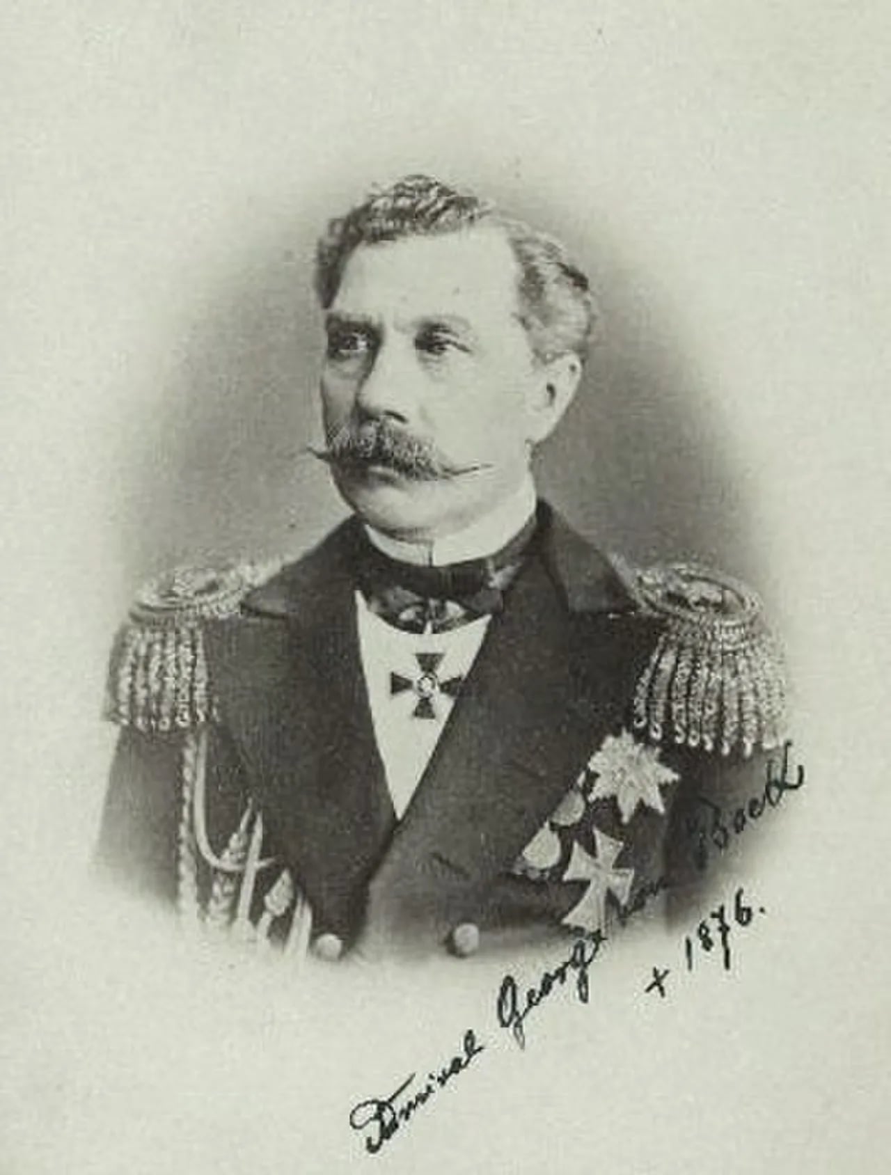 Portrait of Georg Timotheus von Bock (1818–1876) – memorial page