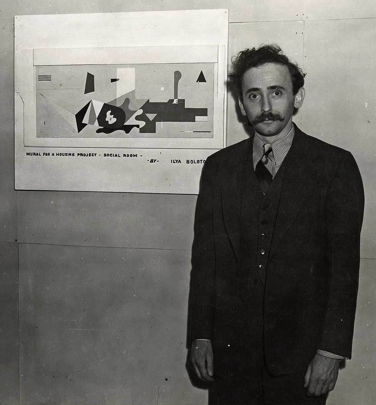 Porträt von Ilya Bolotowsky (1907–1981) – Gedenkseite