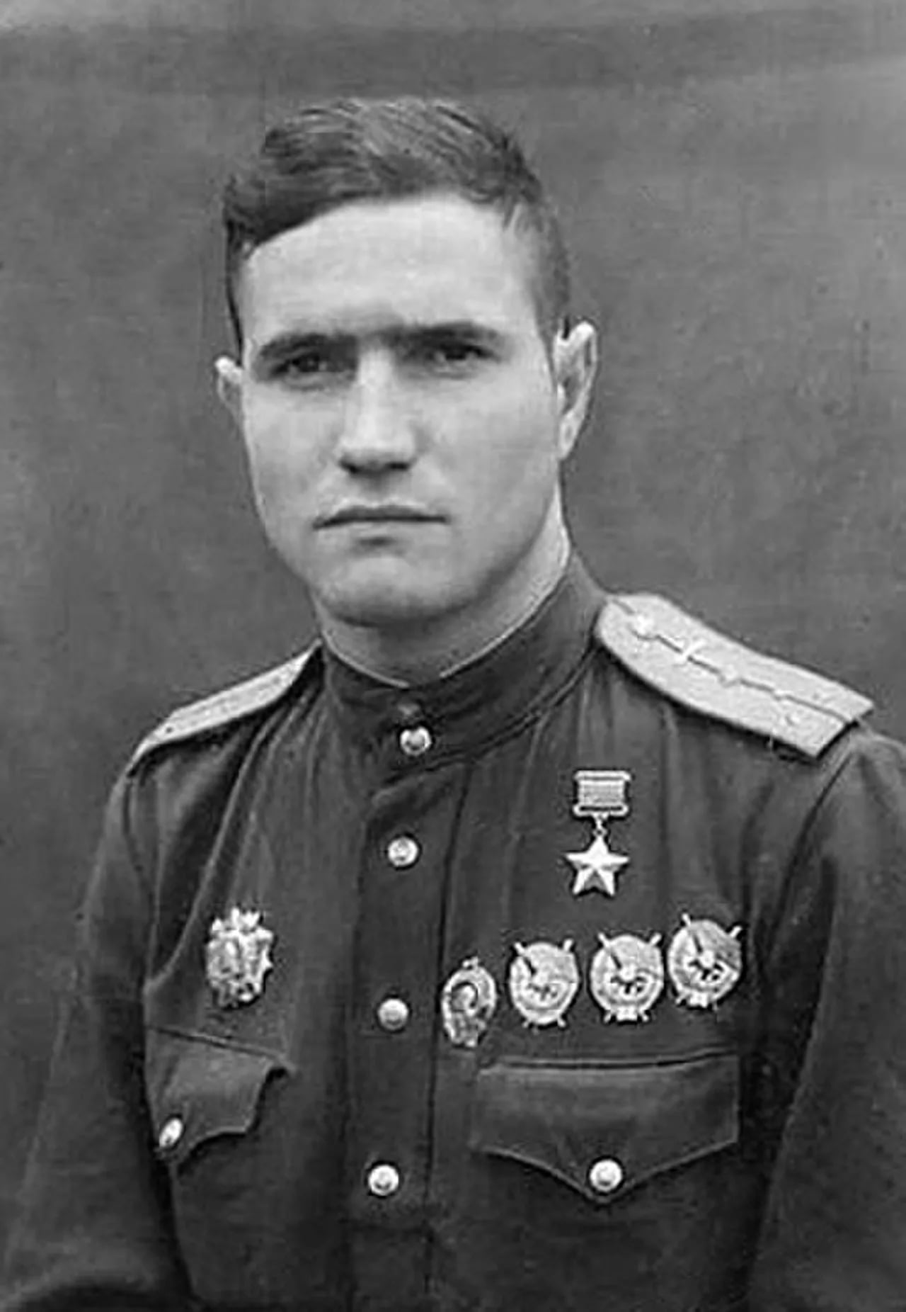 Porträt von Andrei Jegorowitsch Borowych (1921–1989) – Gedenkseite