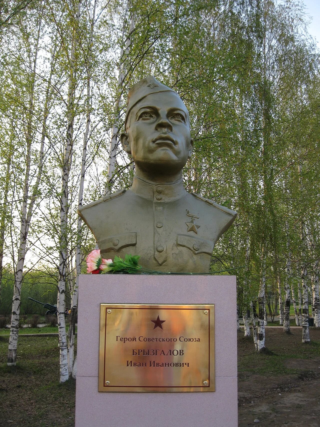 Porträt von Ivan Bryzgalov (1926–1944) – Gedenkseite