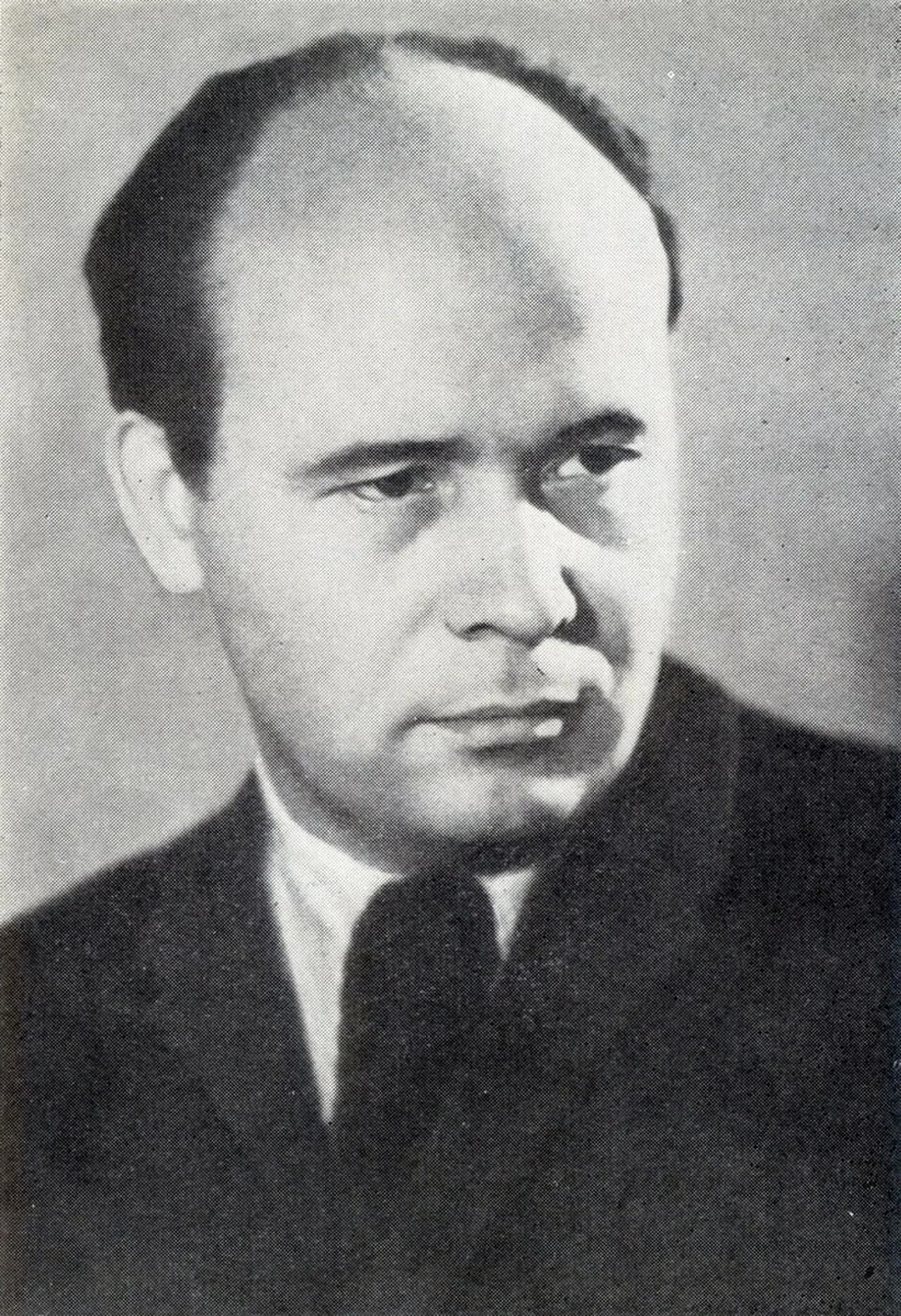 Porträt von Wladimir Wassiljewitsch Bunin (1908–1970) – Gedenkseite