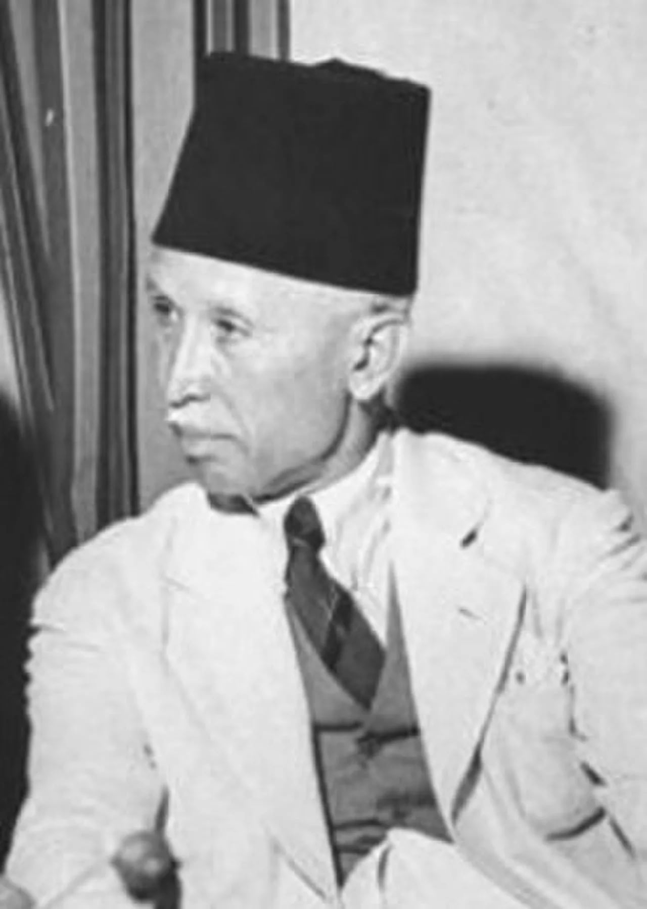 Porträt von Nasuhi al-Buchari (1881–1961) – Gedenkseite