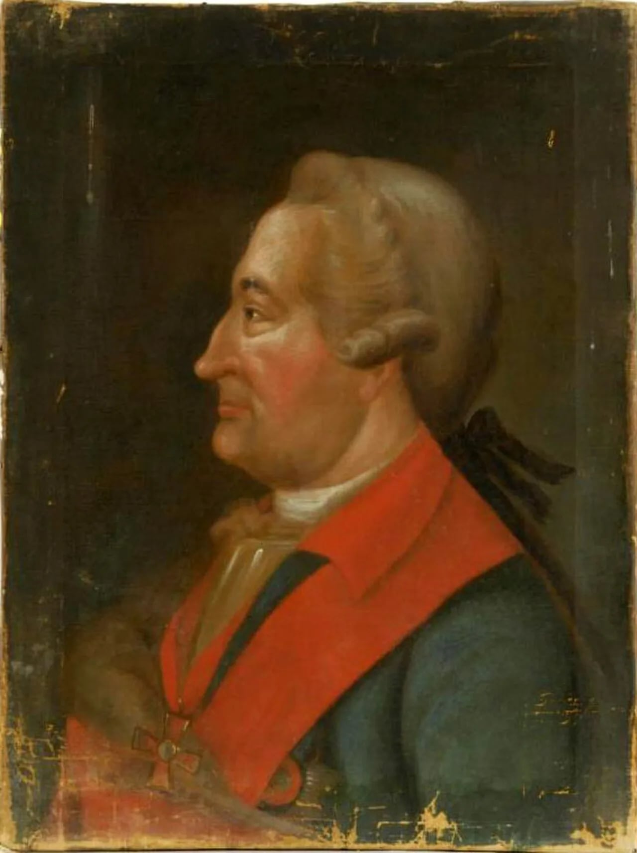Porträt von Otto Adolf Weismann von Weißenstein (1726–1773) – Gedenkseite