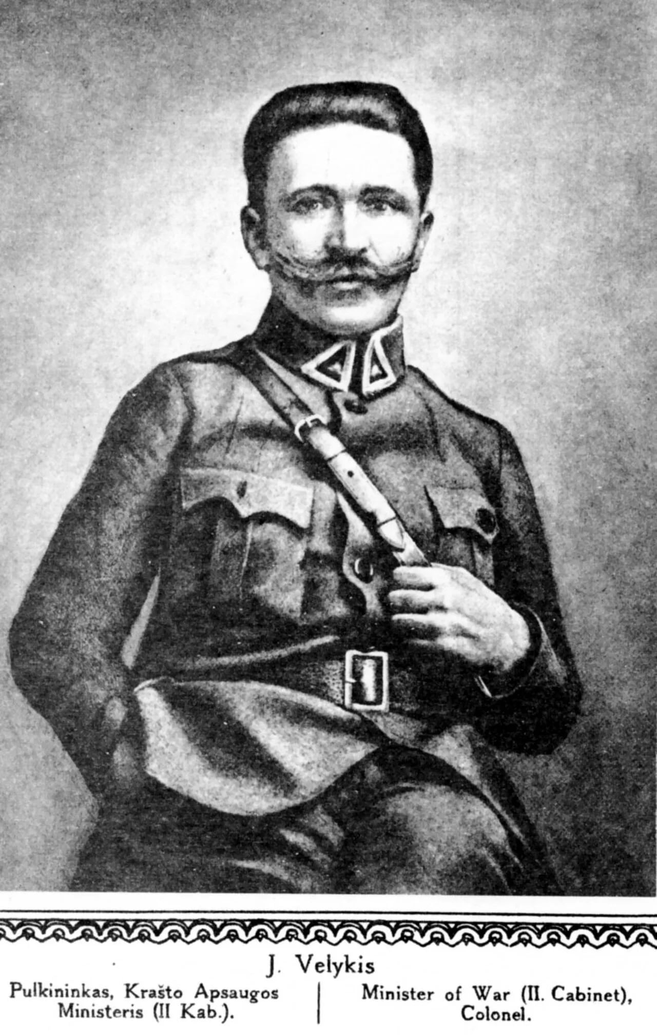 Portrait of Mykolas Velykis (1884–1955) – memorial page