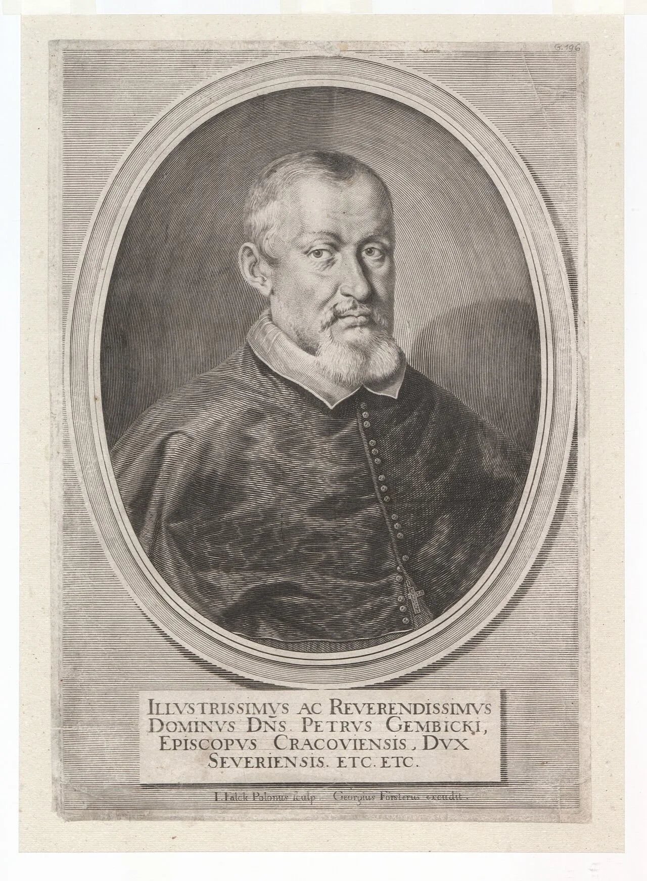 Portrait of Piotr Gembicki (1585–1657) – memorial page