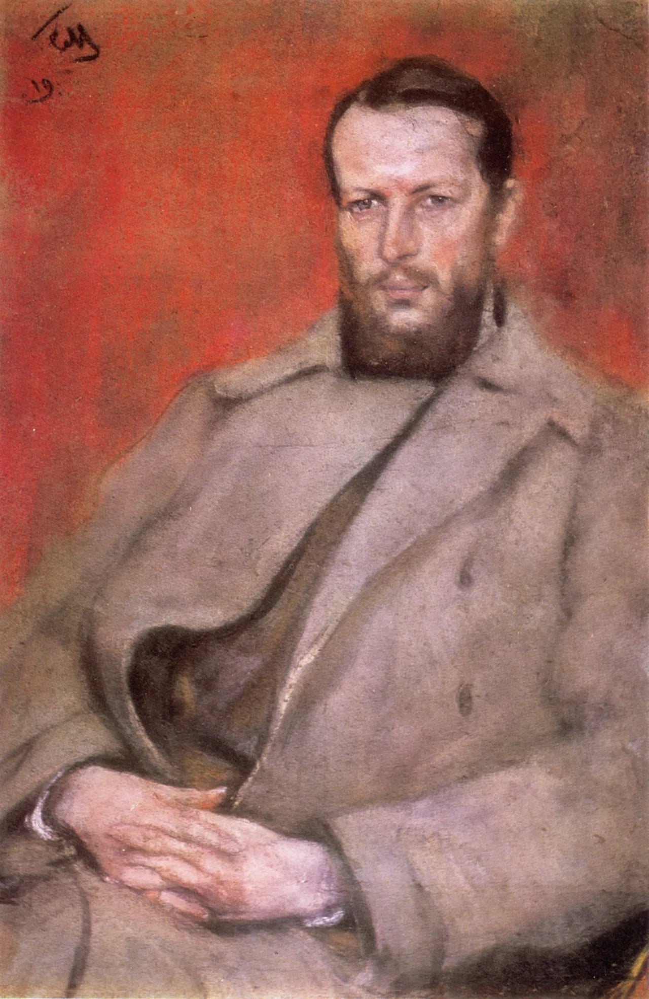 Porträt von Nikolai Dmitrijewitsch Winogradow (1885–1980) – Gedenkseite